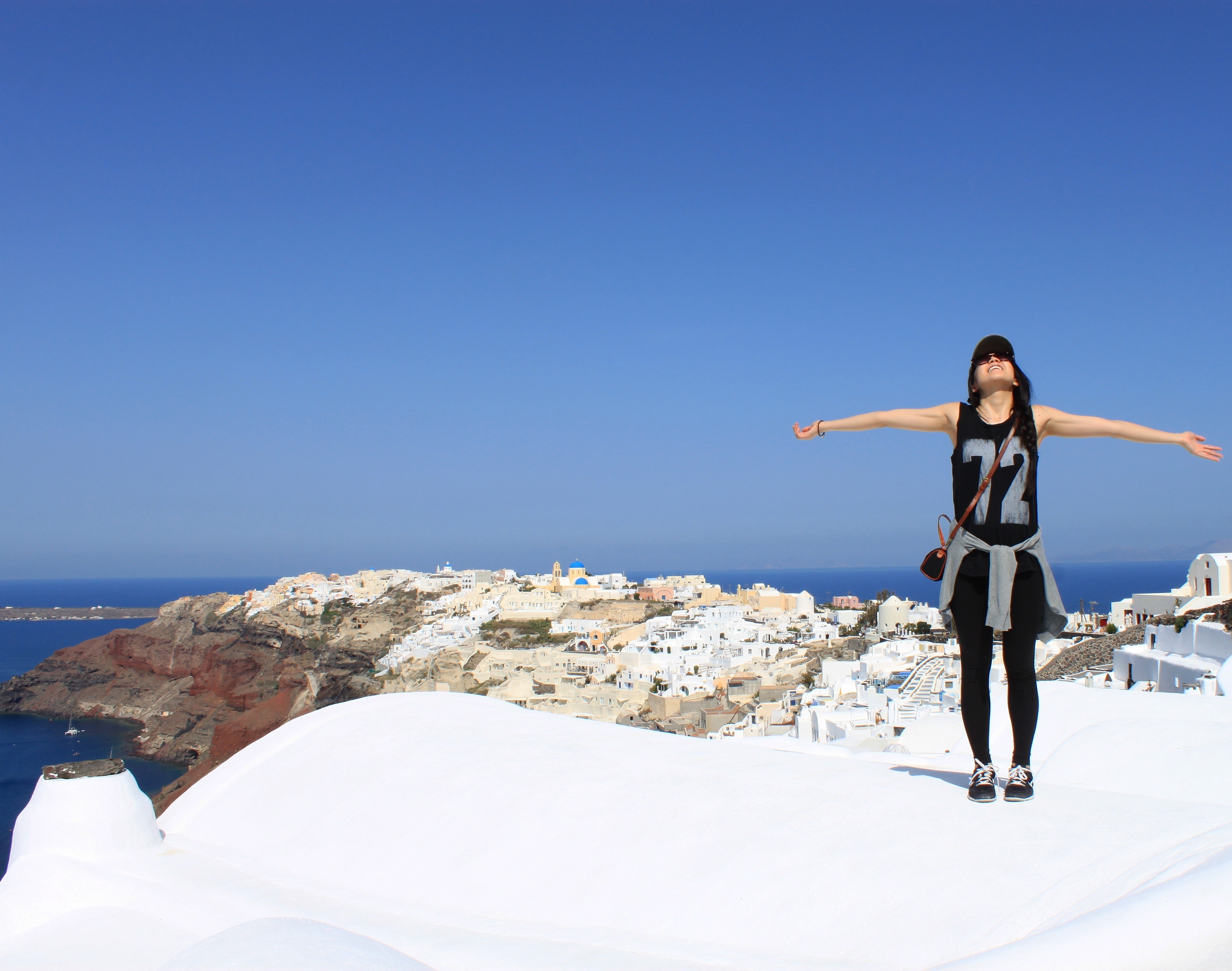 Start of the Oia to Fira Hike