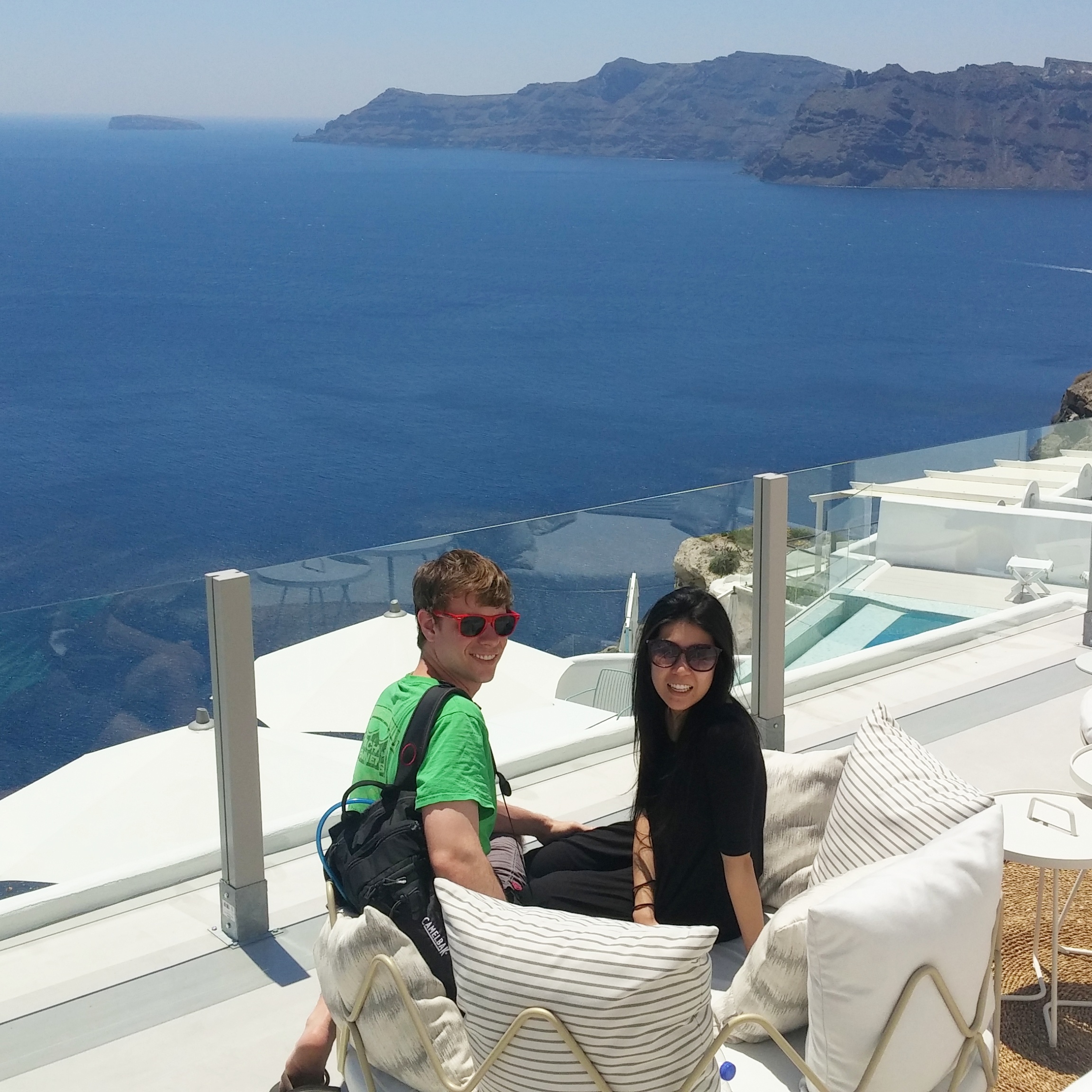 Views of the caldera in Oia