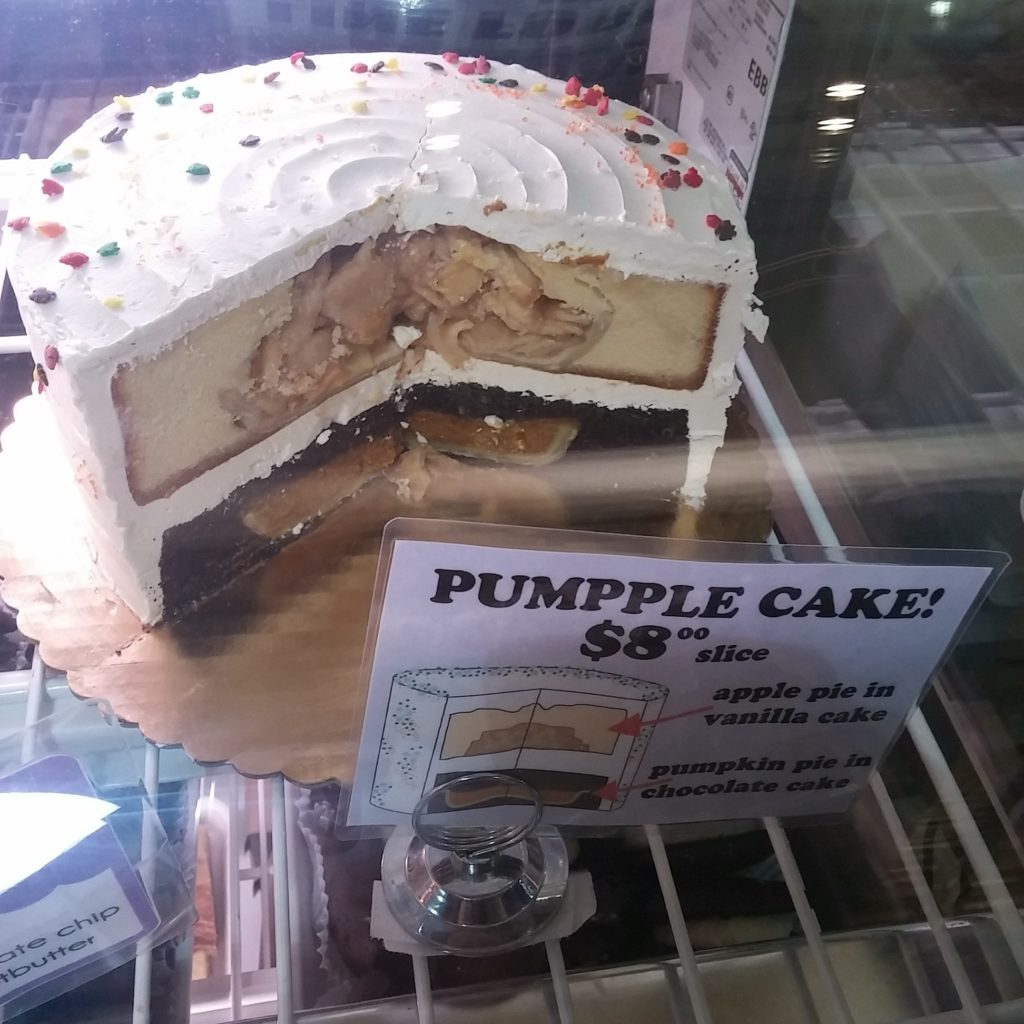What is this madness/magic? Pumpple cake!