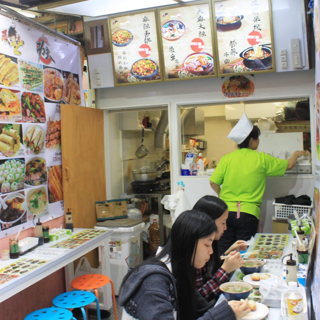 Outdoor dining at Ameyoko