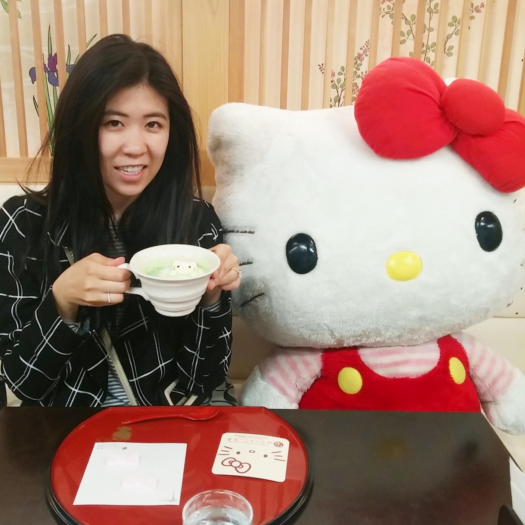 When you see a Hello Kitty Cafe and you beg your husband to take you