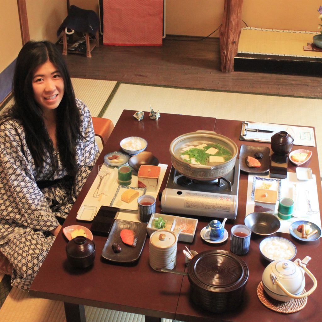 Ryokan Motonago breakfast