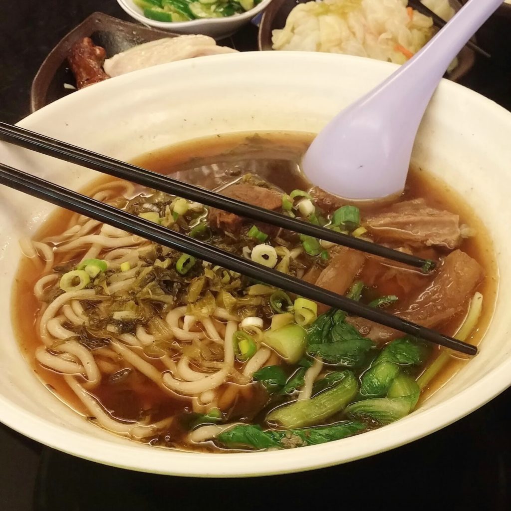 Taiwanese beef noodle soup