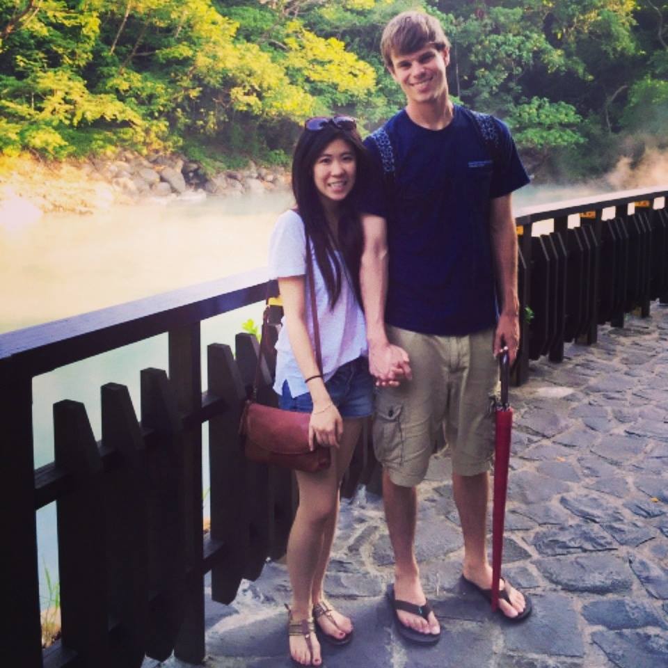 Beitou Thermal Valley (see the smoke behind us?!)