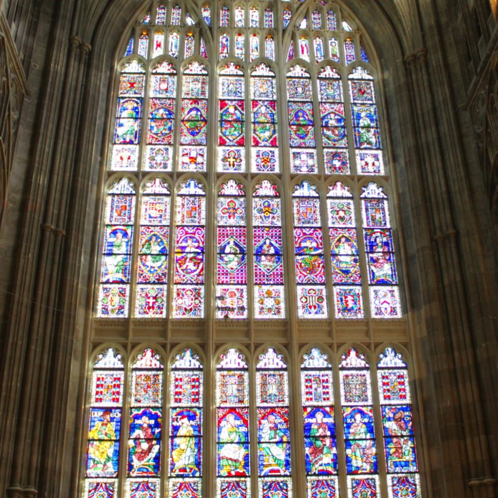 Stained glass Canterbury Cathedral