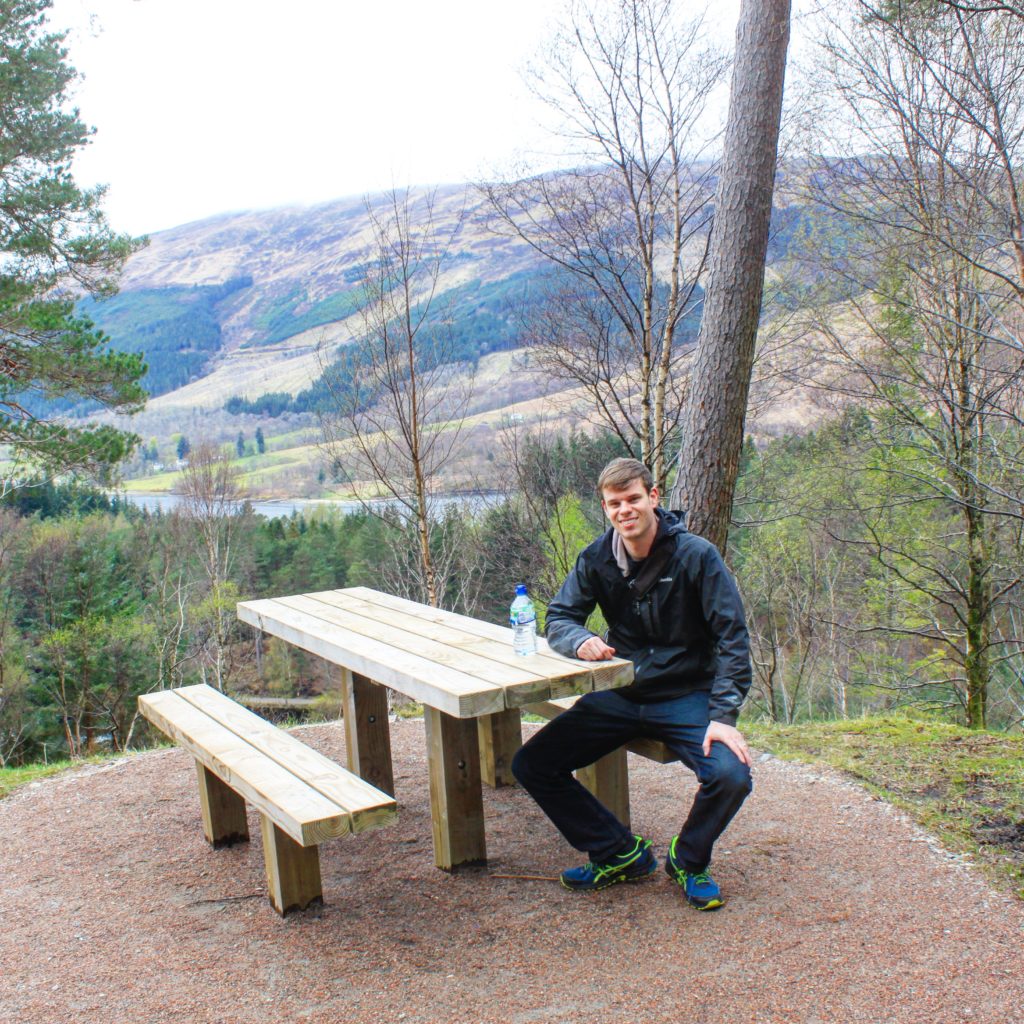 Views from the top of Glen Lochan