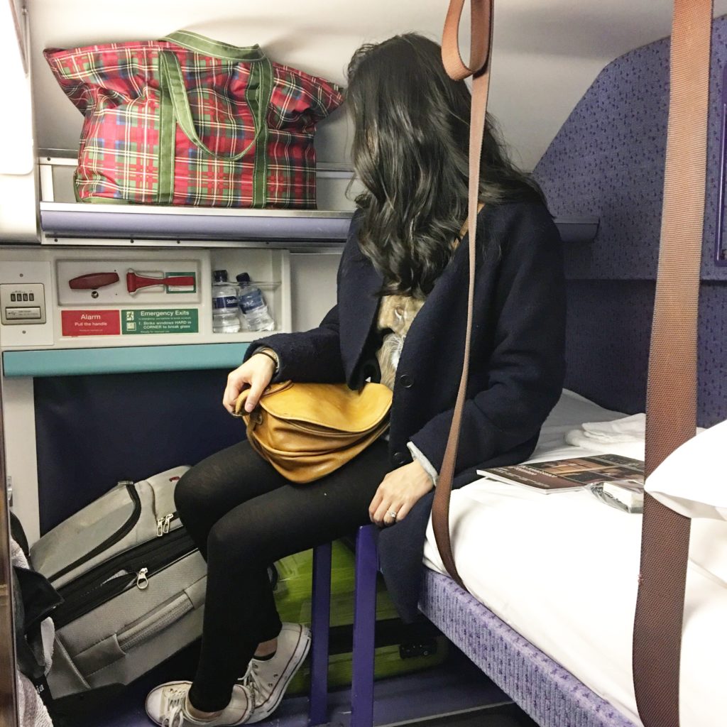 Riding the overnight train on the Caledonian Sleeper