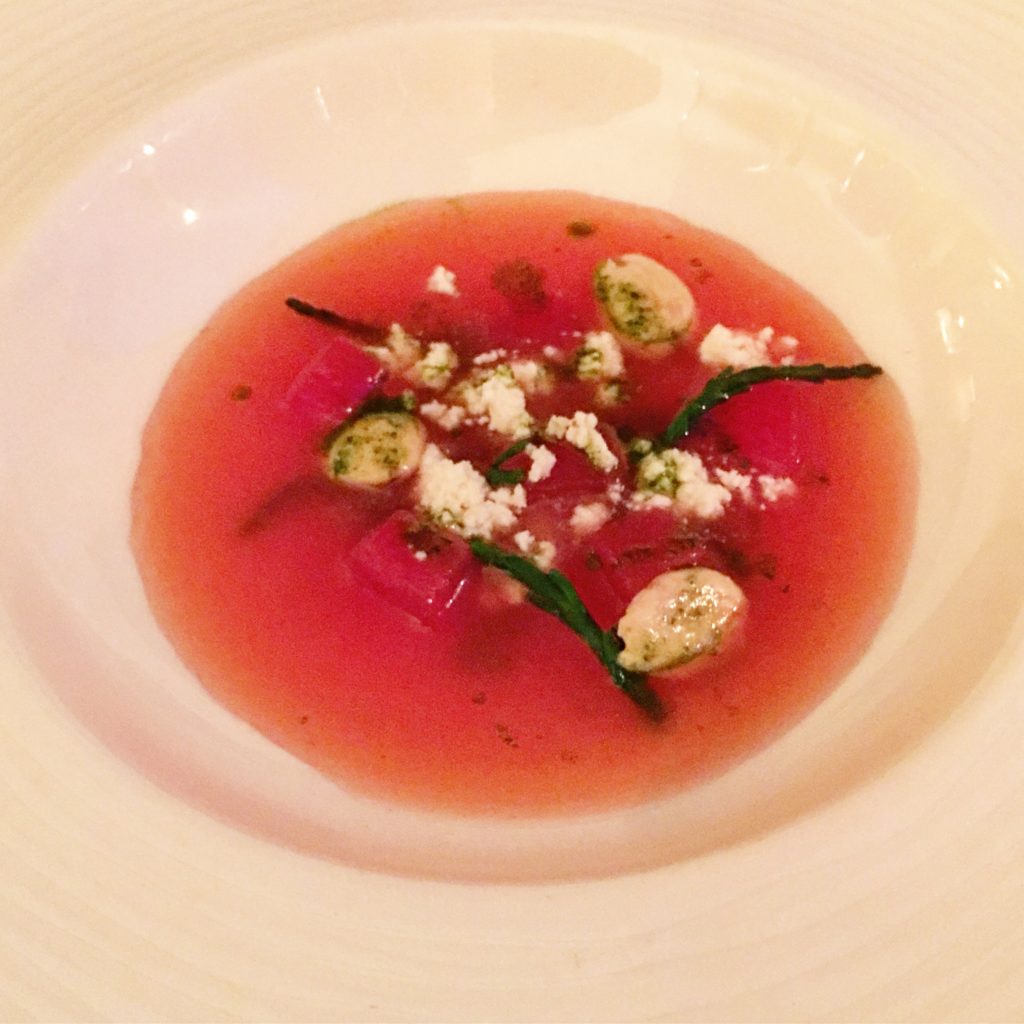 Watermelon and Feta Soup and Inverlochy Castle