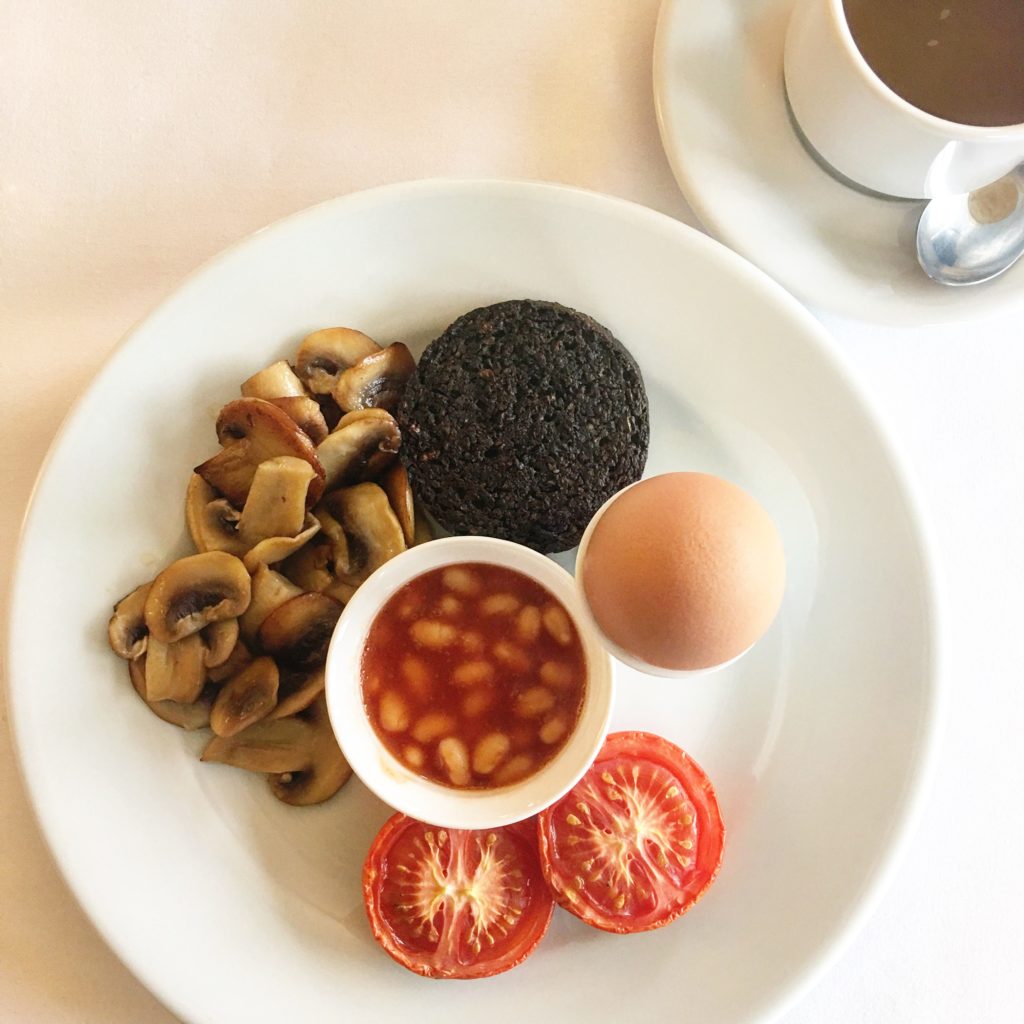 No better way to kick-off a morning with a traditional, hearty Scottish breakfast