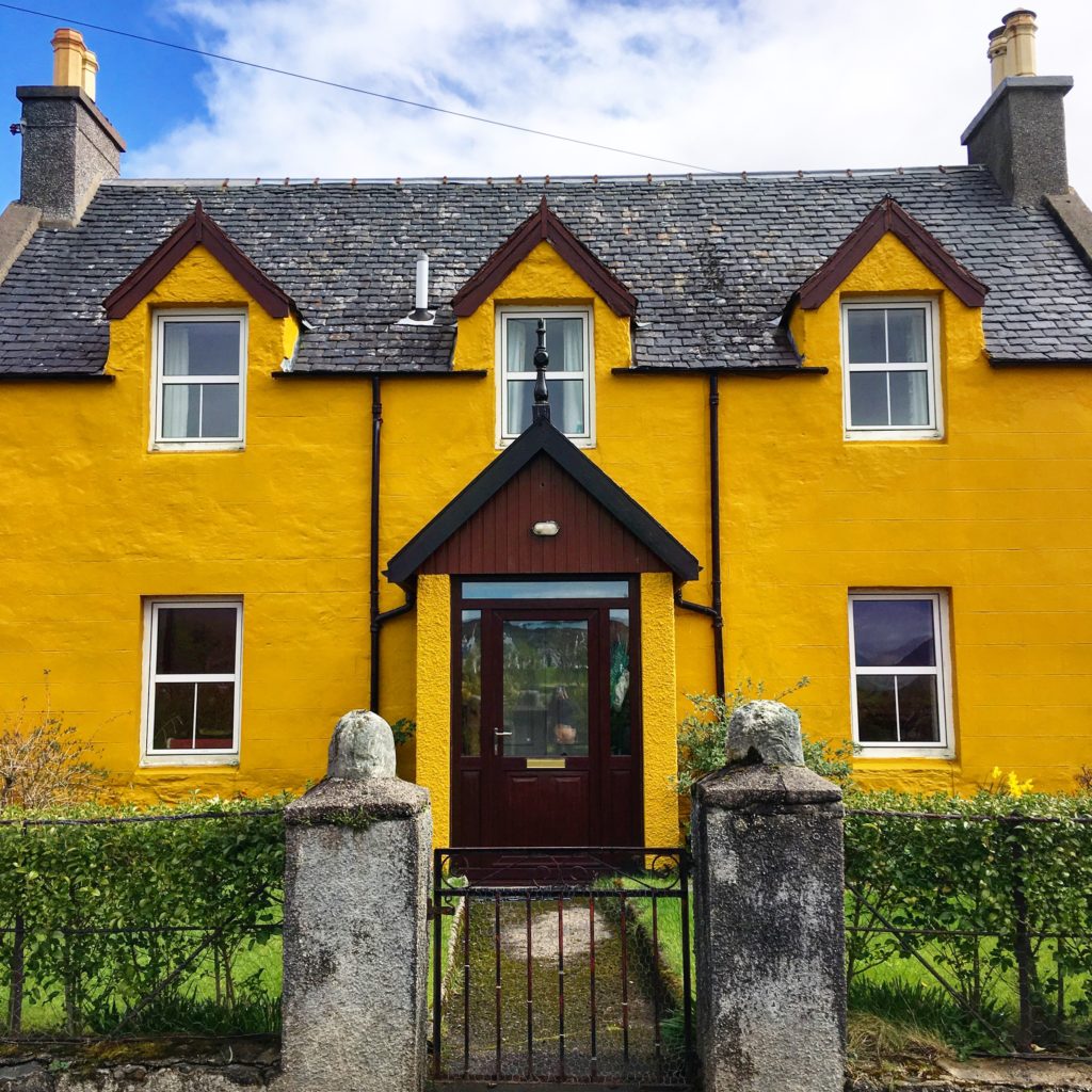 Colorful Houses in Dornie Village