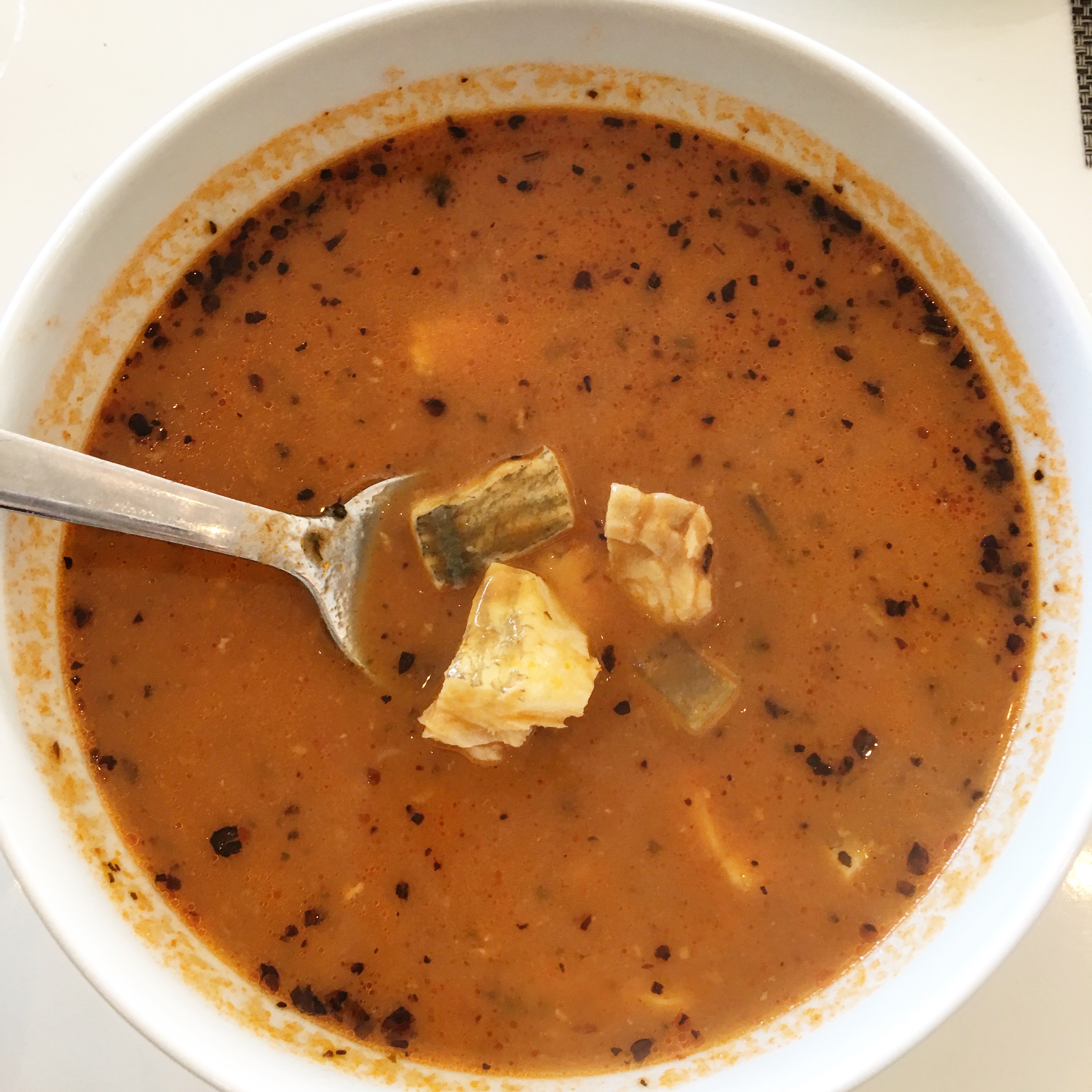 Traditional fish soup Iceland