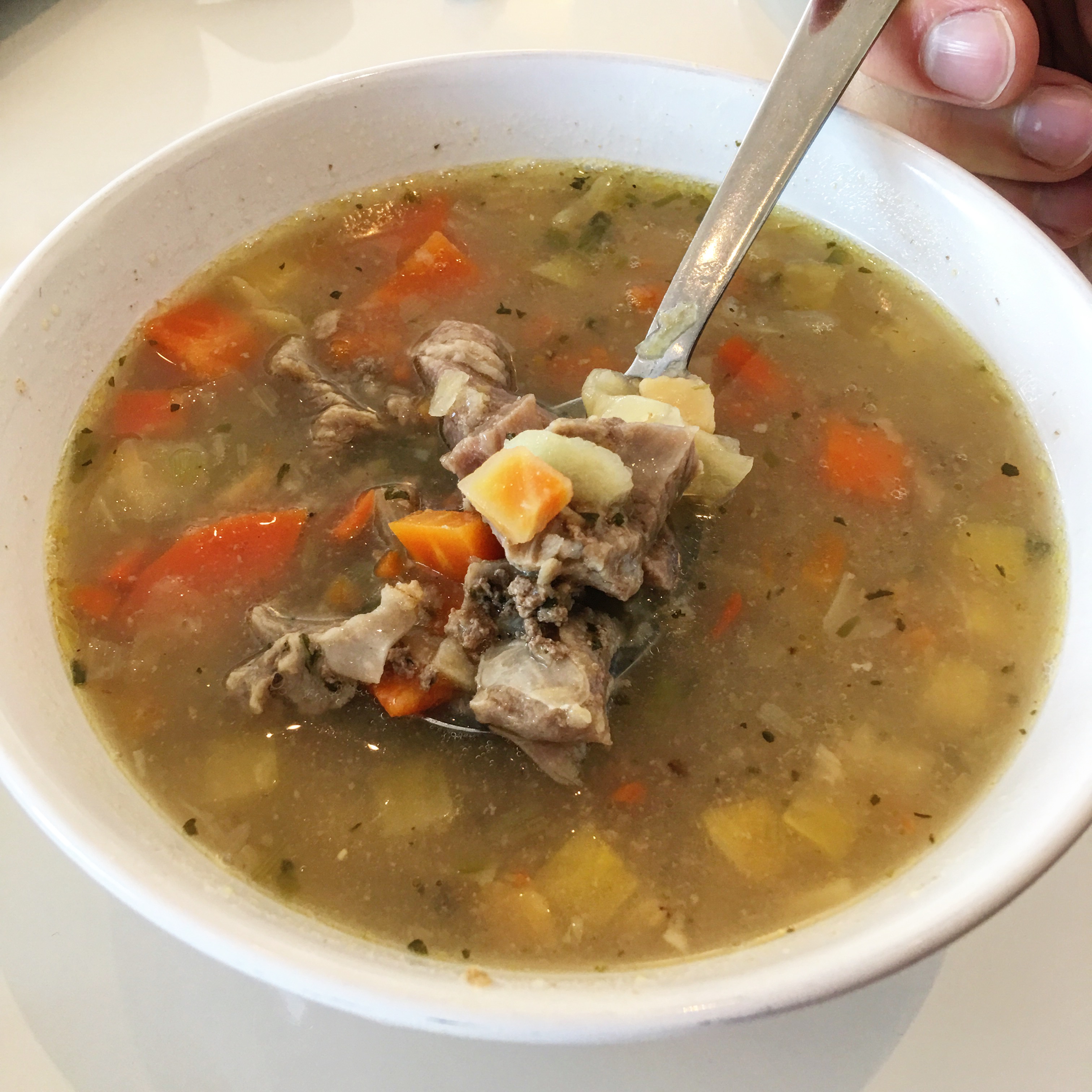 Icelandic lamb soup