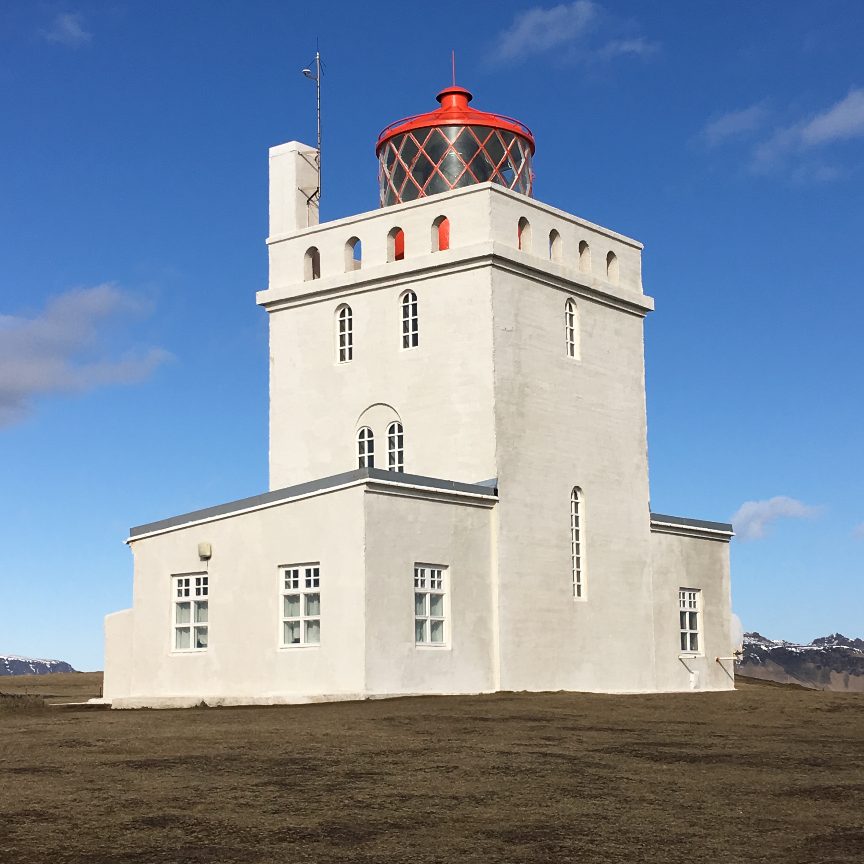 Lighthouse at the top of Dyrhólaey
