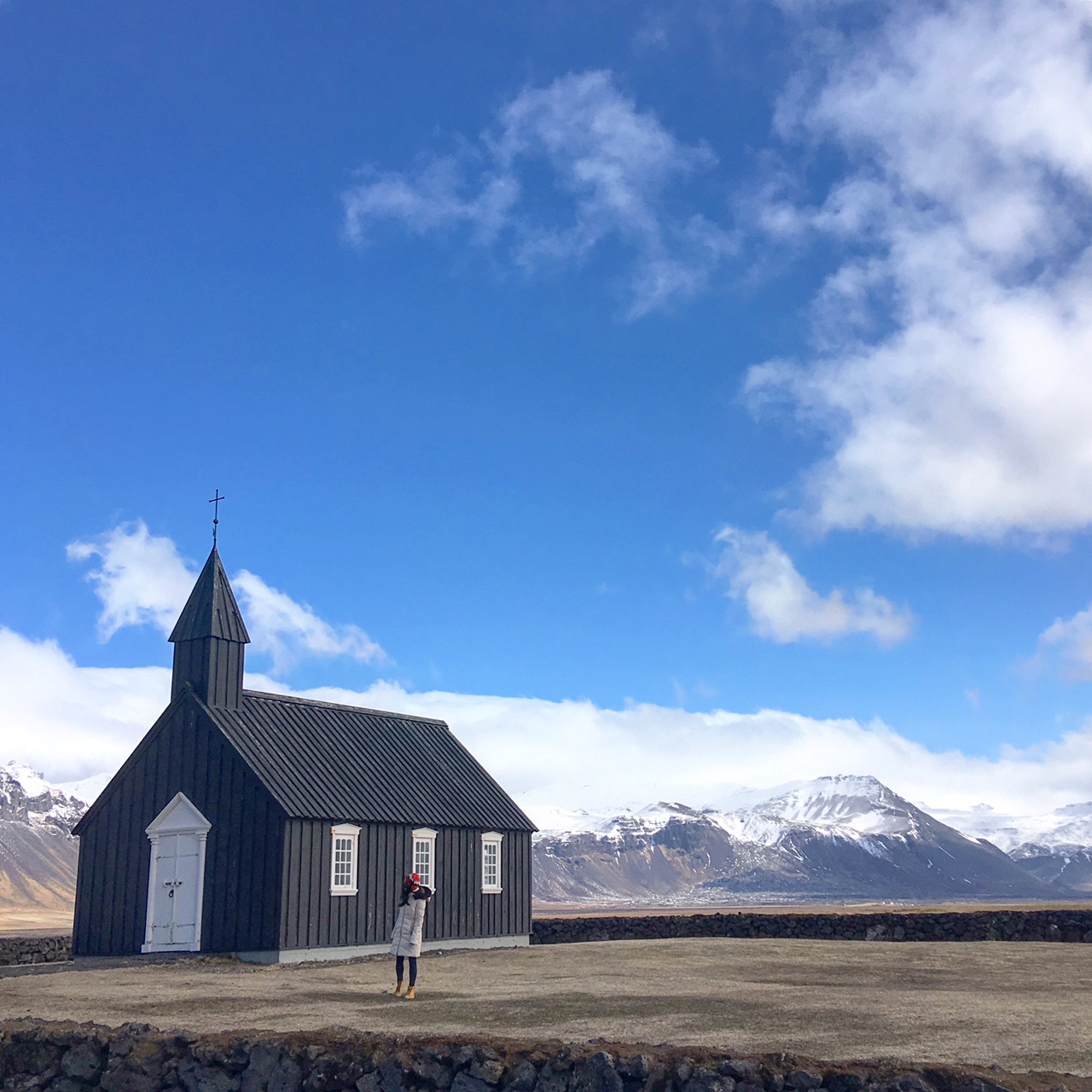 Buðir Black Church Iceland