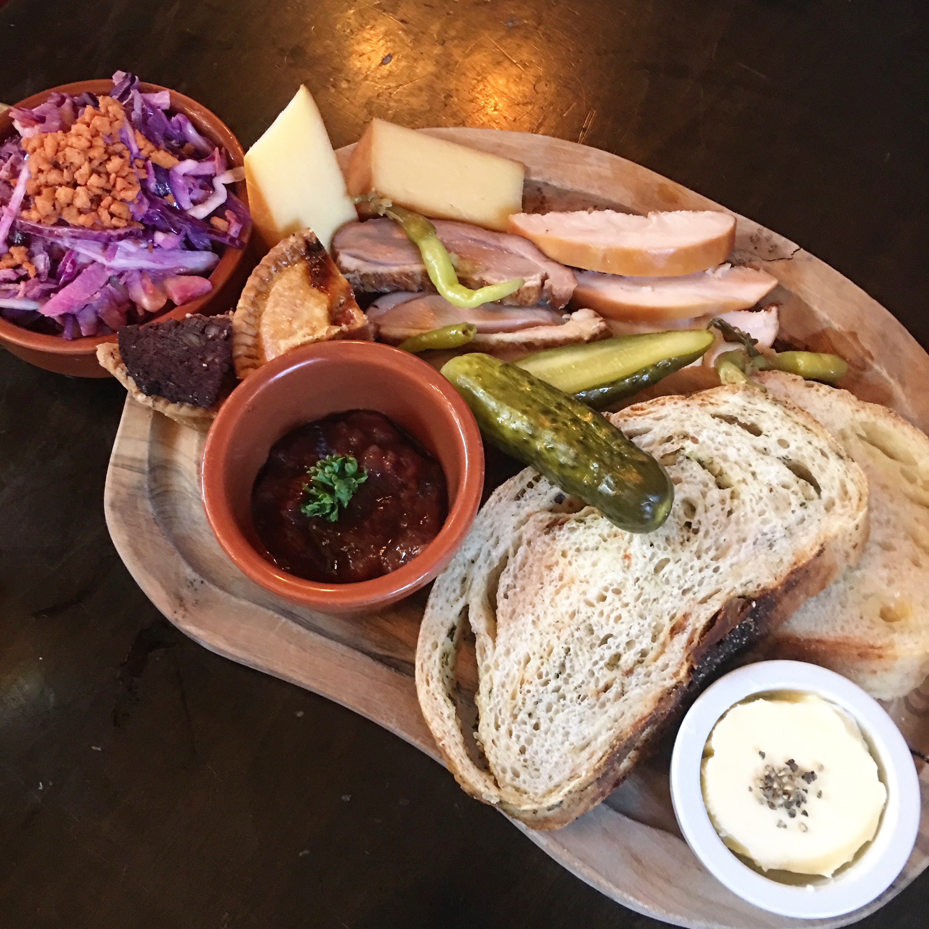 Butcher's board at the House of Trembling Madness