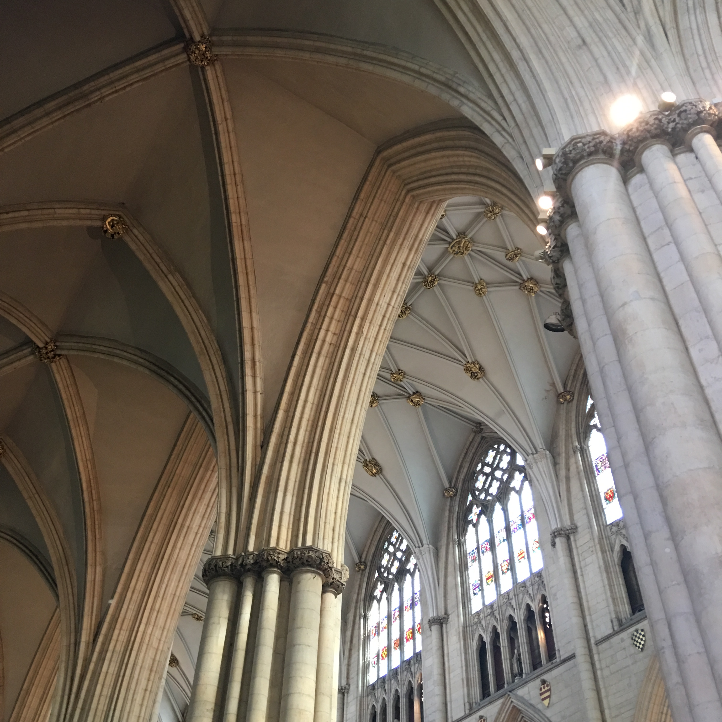Vaulted interiors York Minster