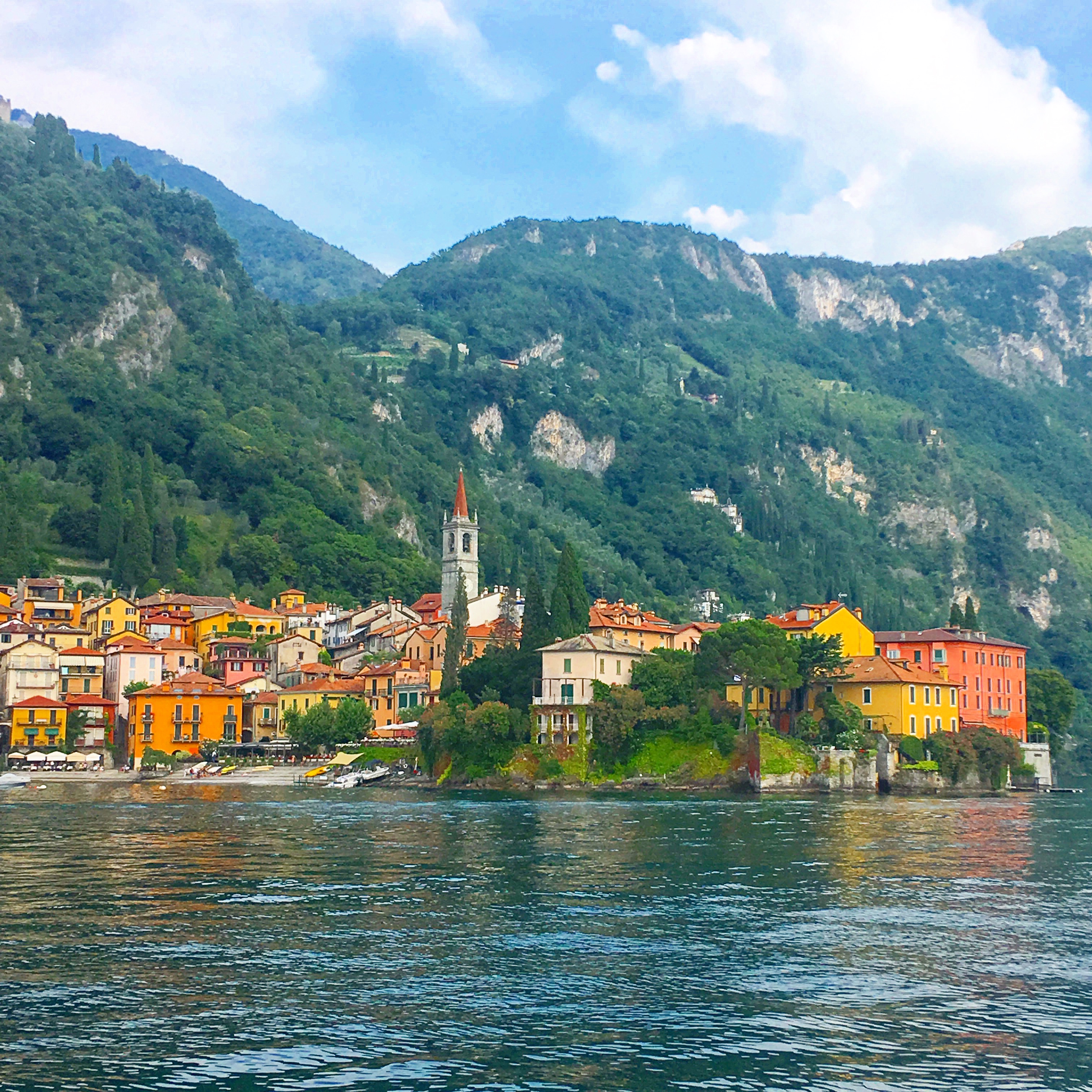 Views of Varenna from the ferry