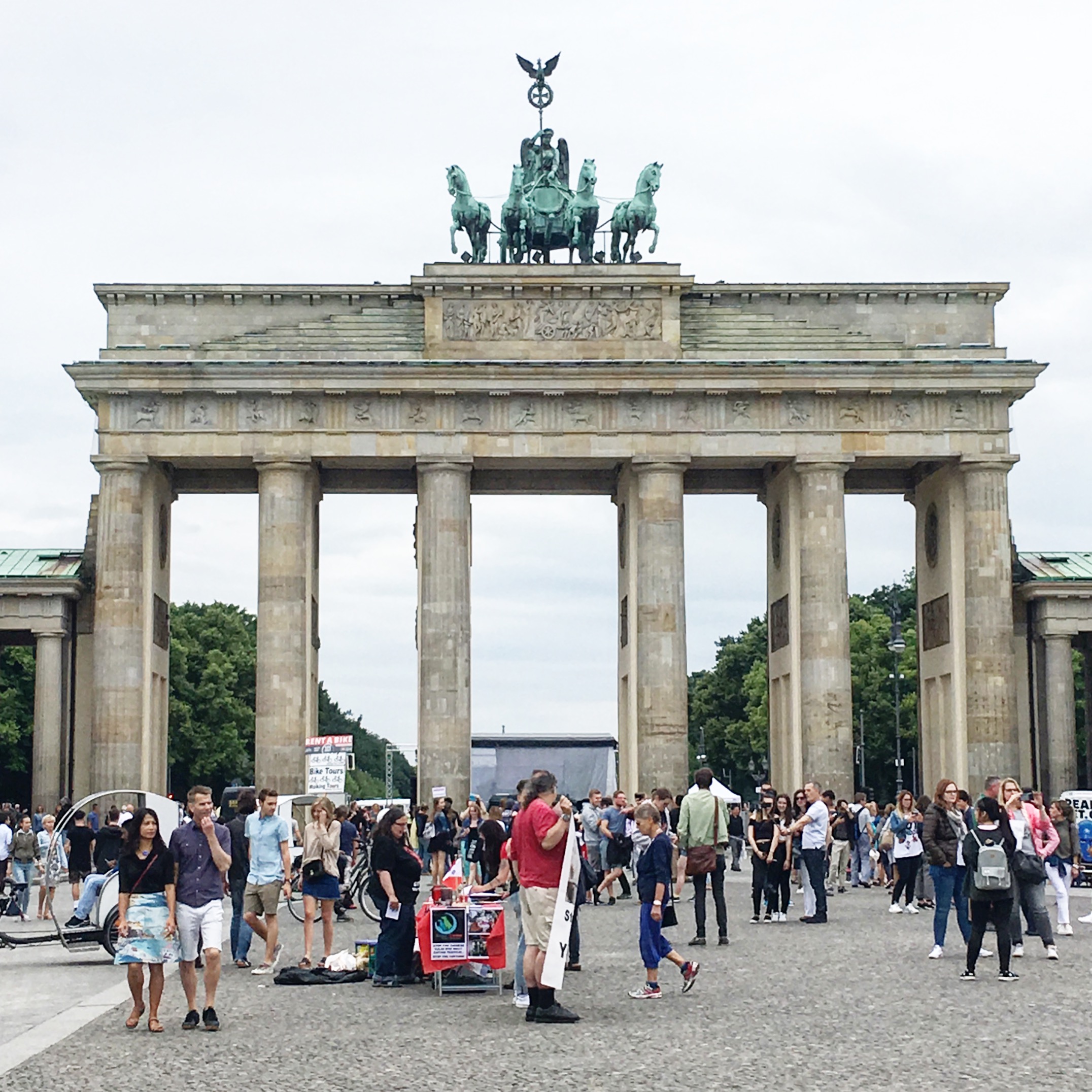 Brandenburg Gate in Berlin, Germany