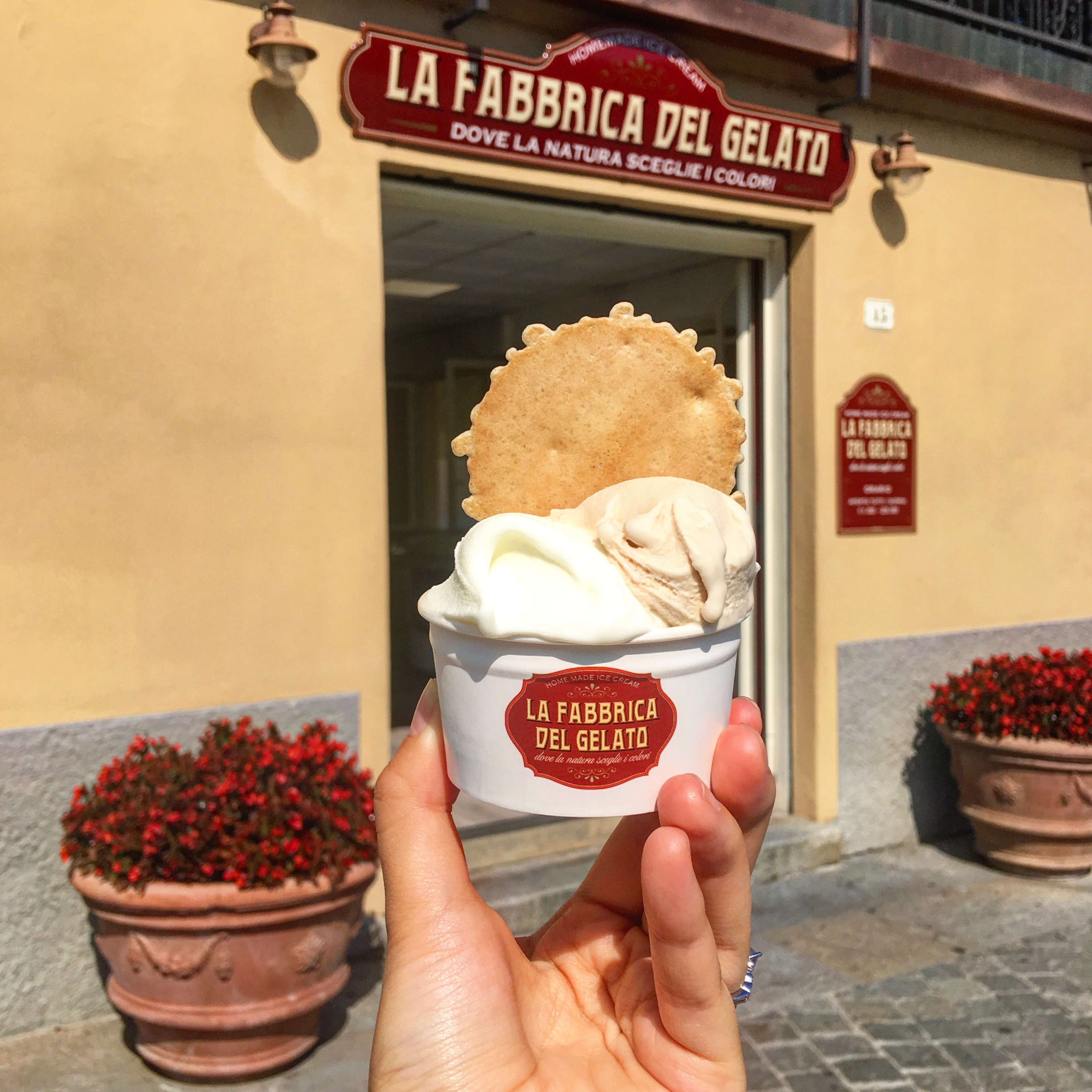 Gelato in Lake Como