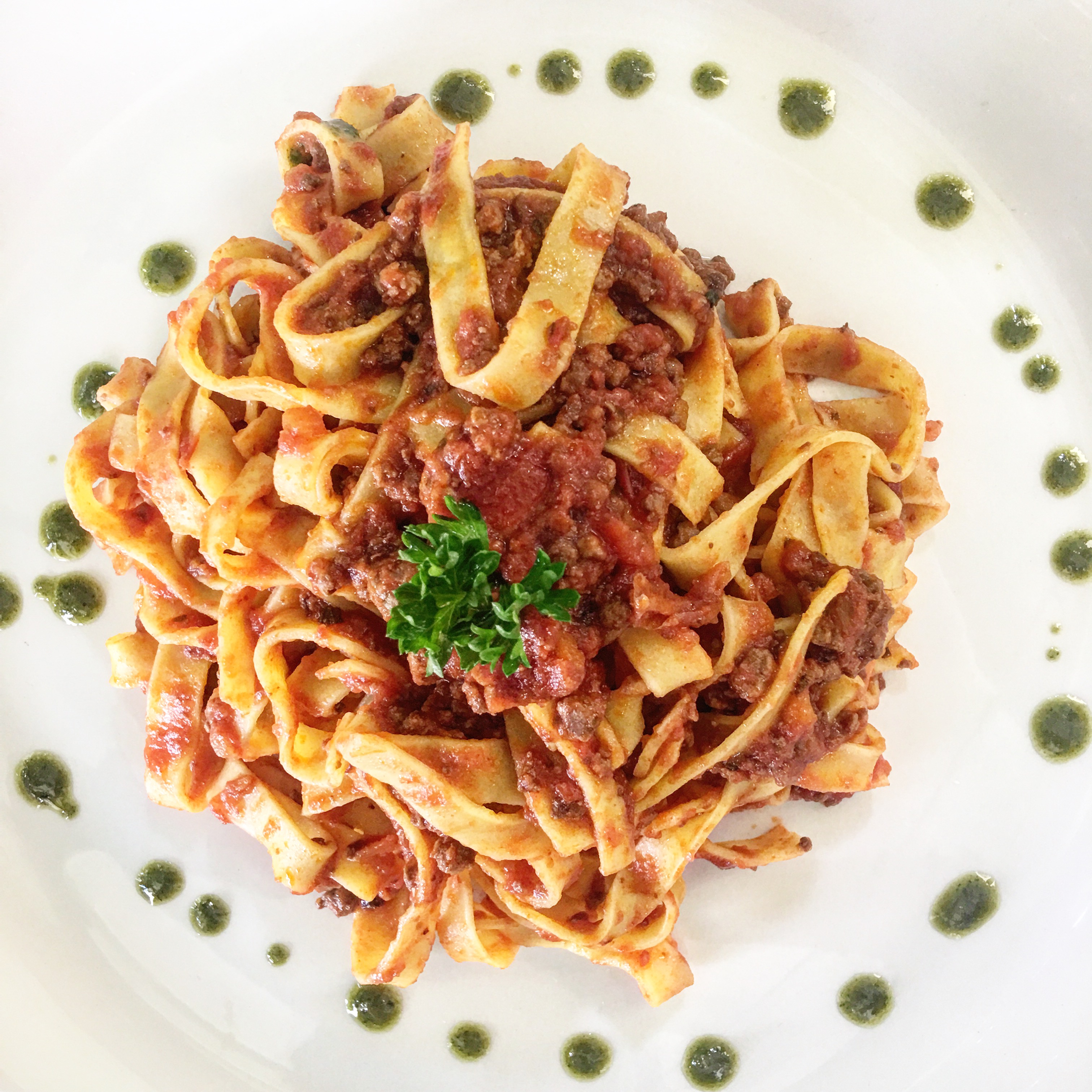 Bolognese Pasta in Varenna