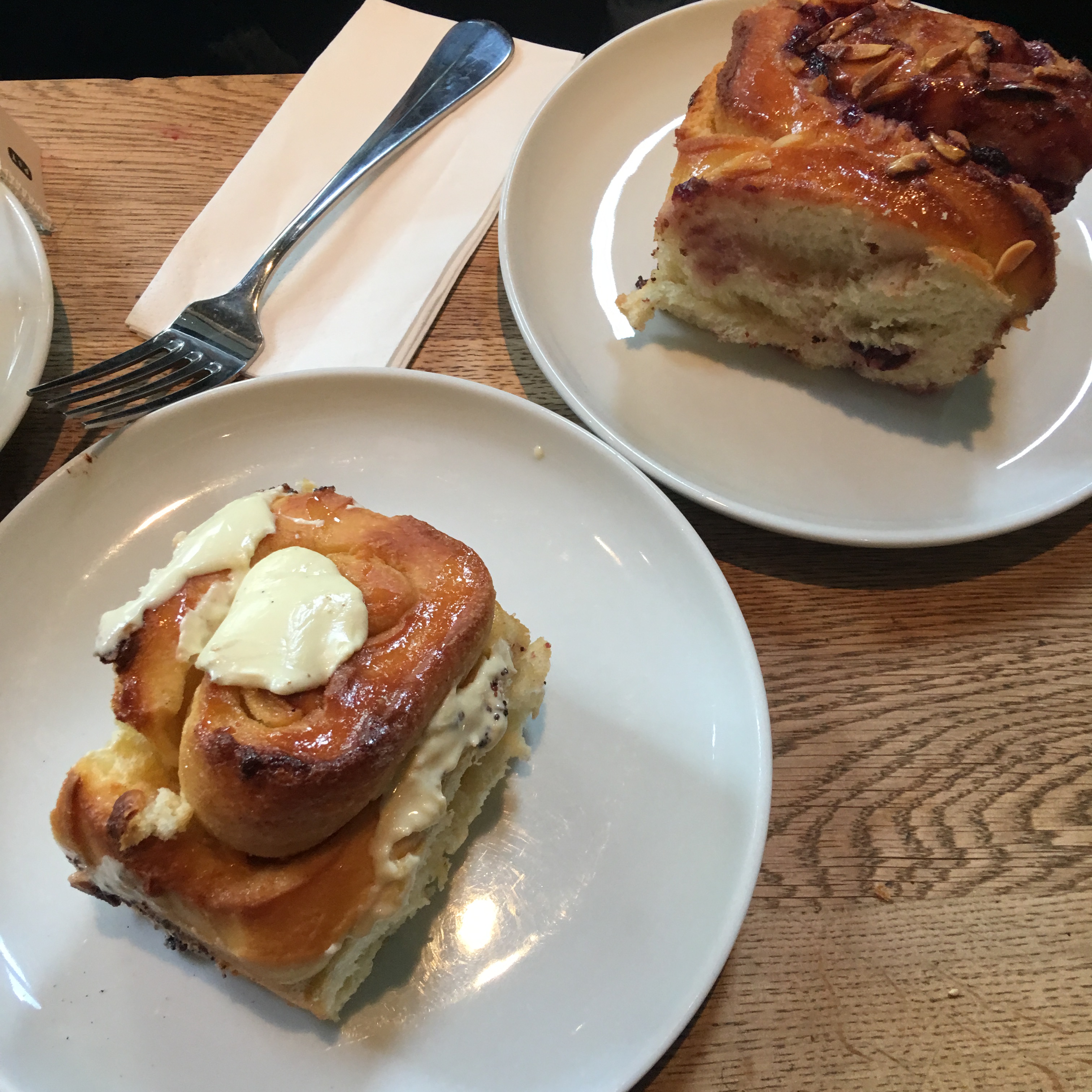 Cinnamon rolls at Zeit fur Brot Berlin