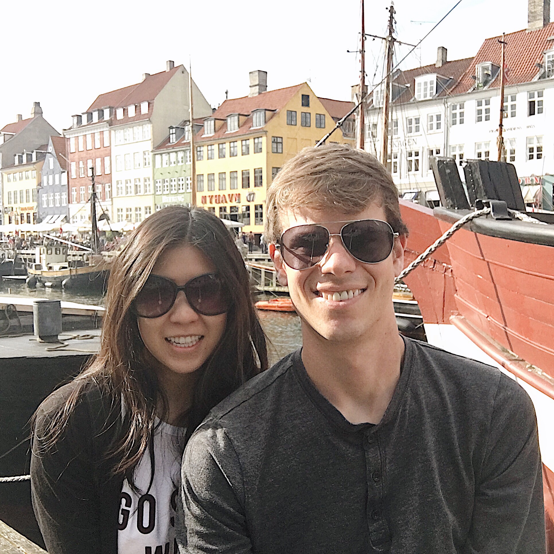 Selfie at Nyhavn Copenhagen