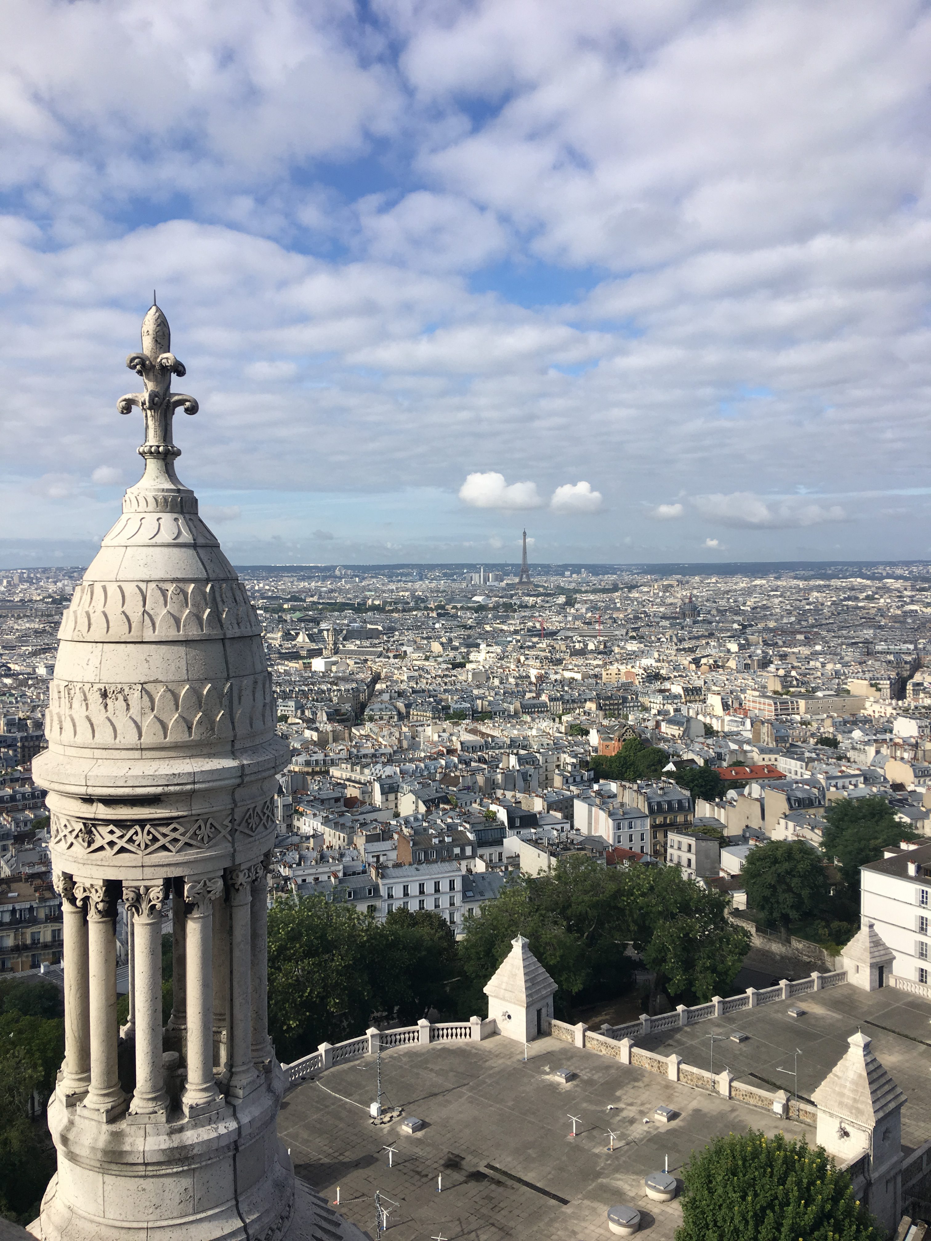 Views from the top of Sacre Coeur