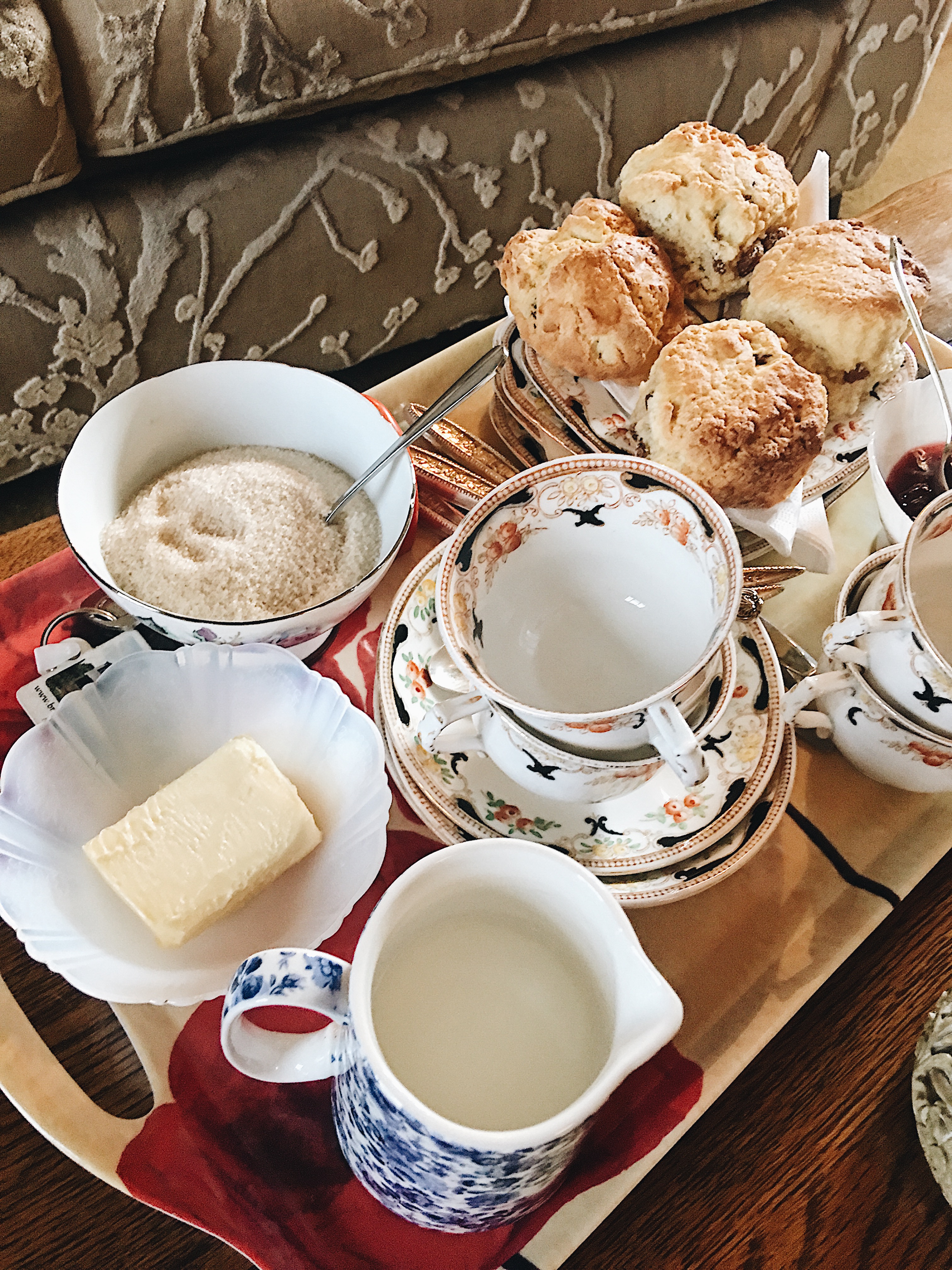 Homemade scones Brayne Court