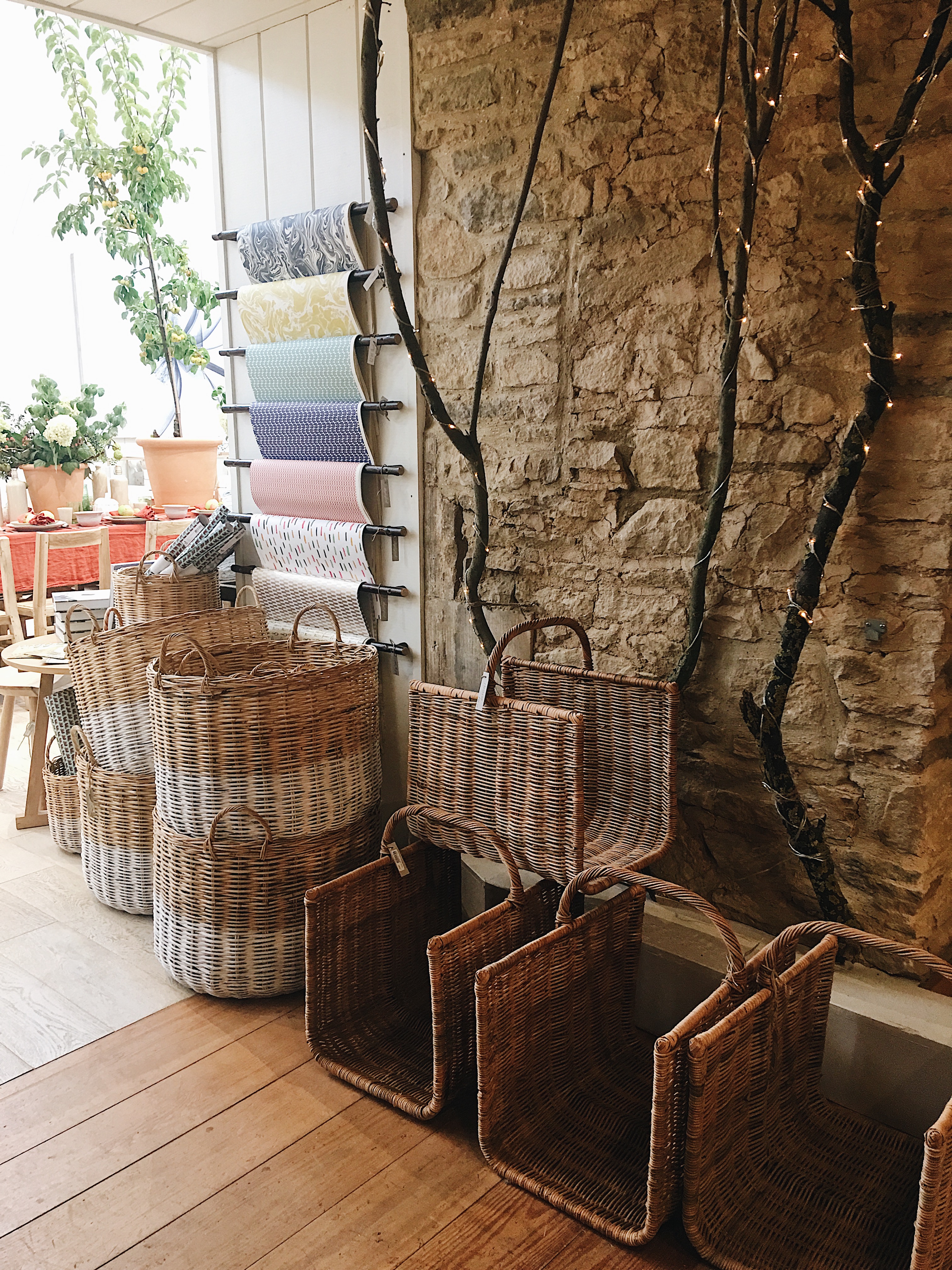 Home goods section at Daylesford