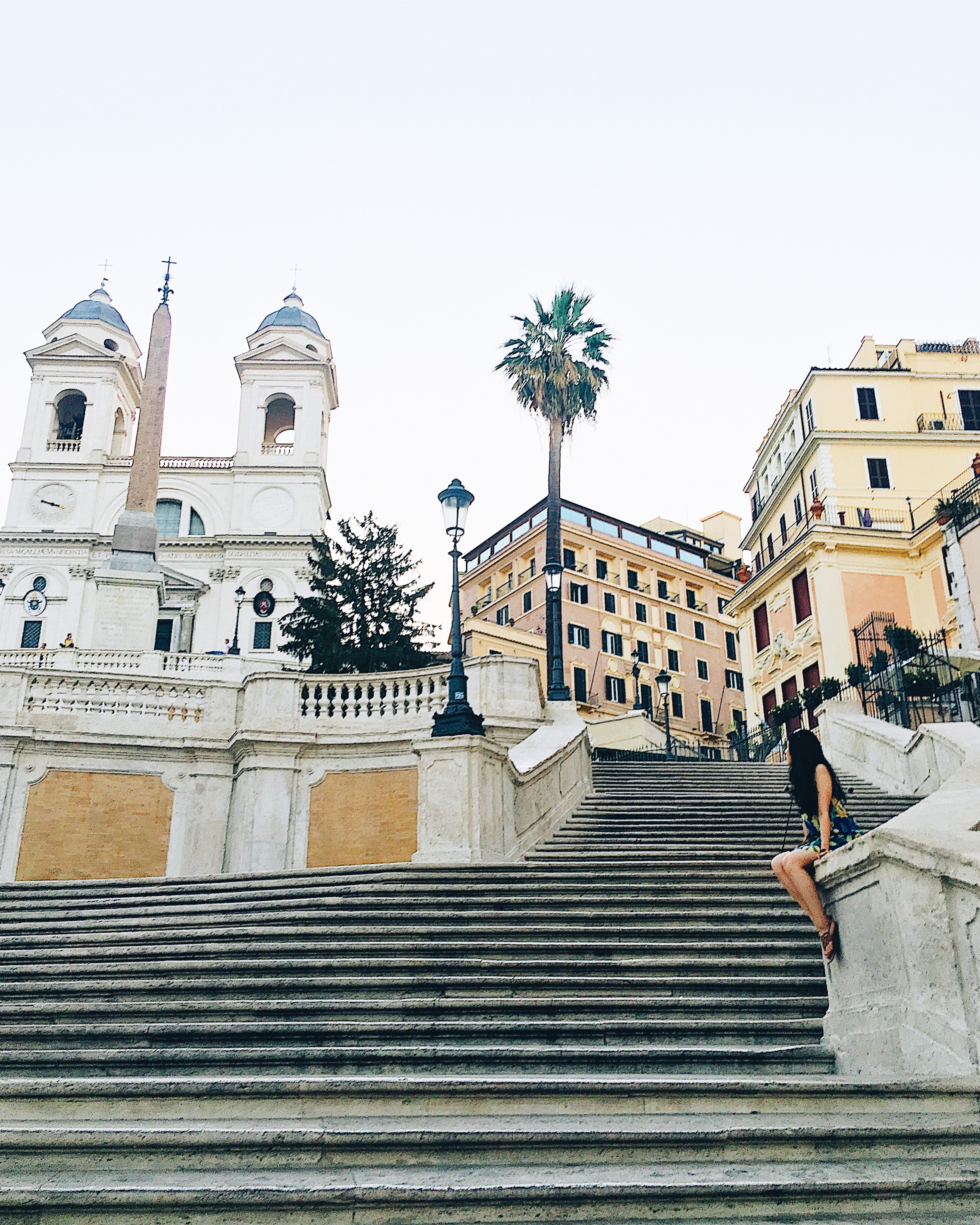 Spanish Steps in the morning