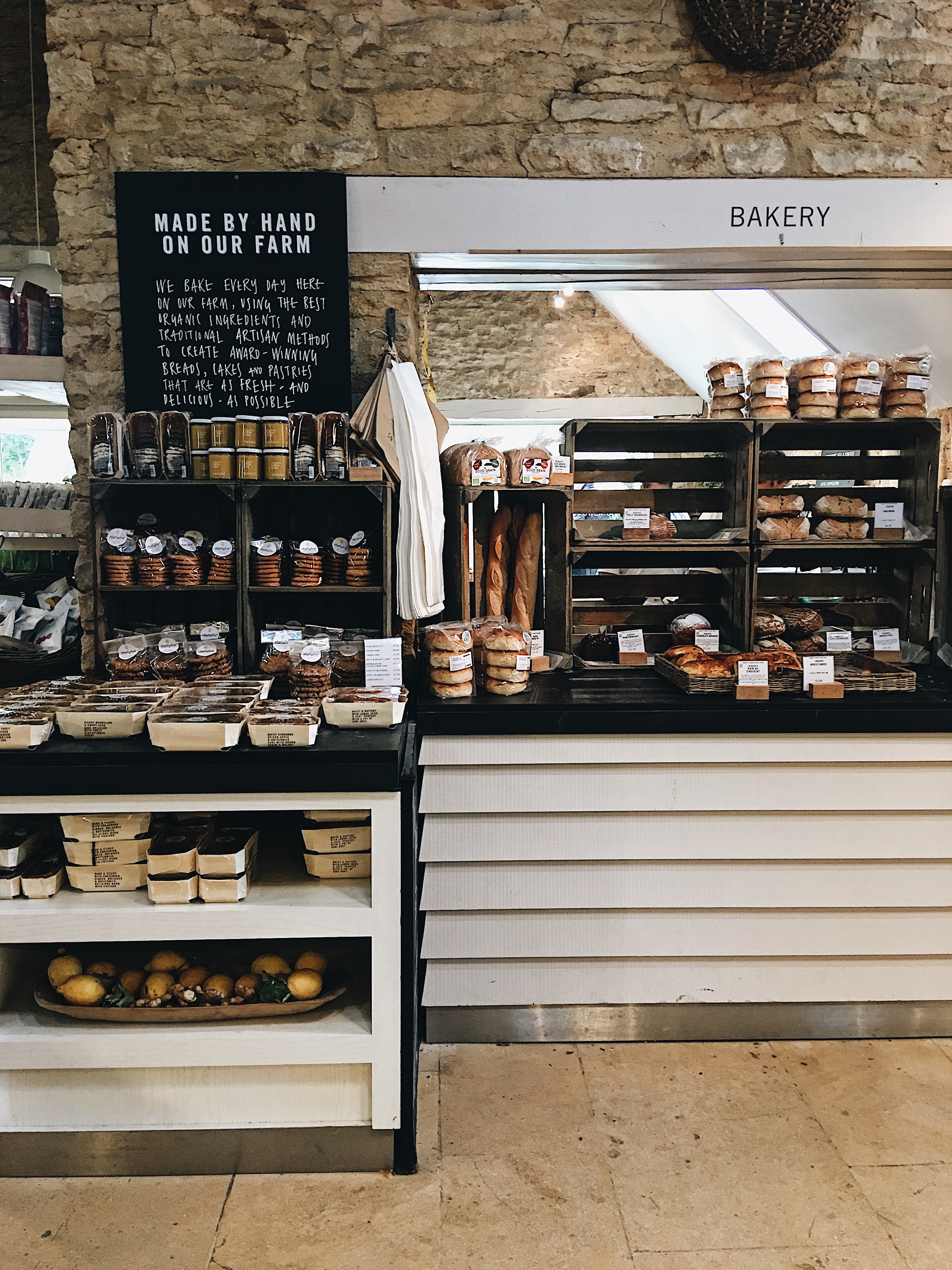 Bakery at Daylesford Organic Farm