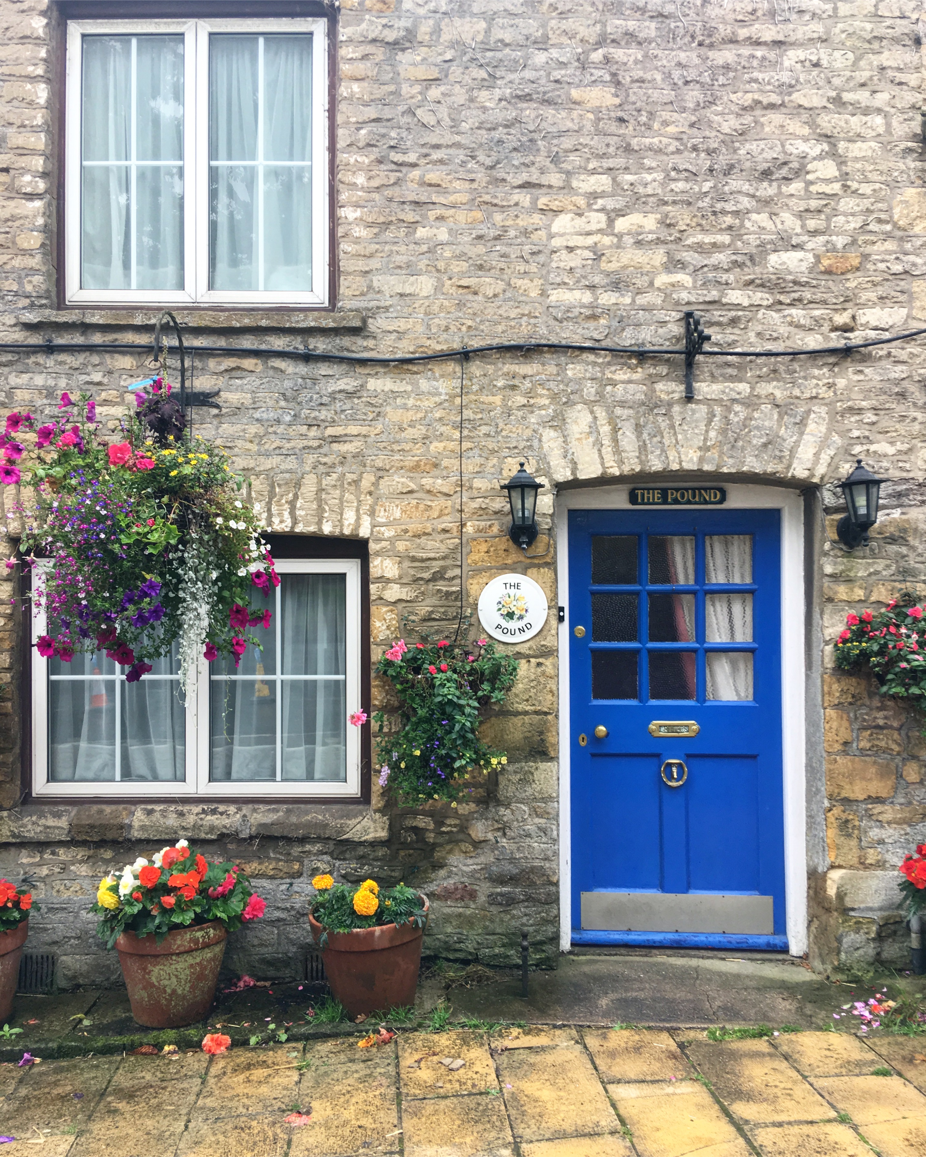 Cutest blue door in Stow-on-the-Wold