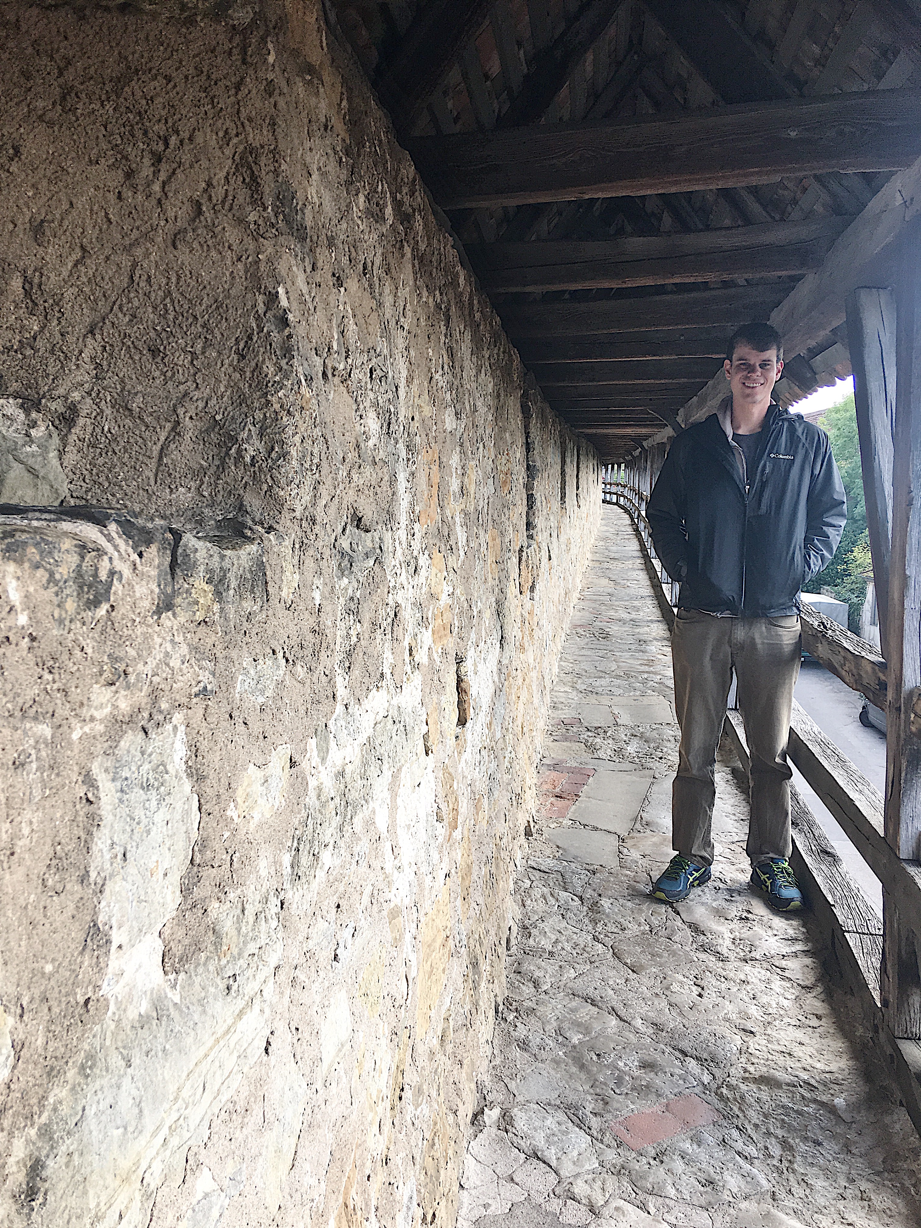 Kevin on the Rothenburg Walls