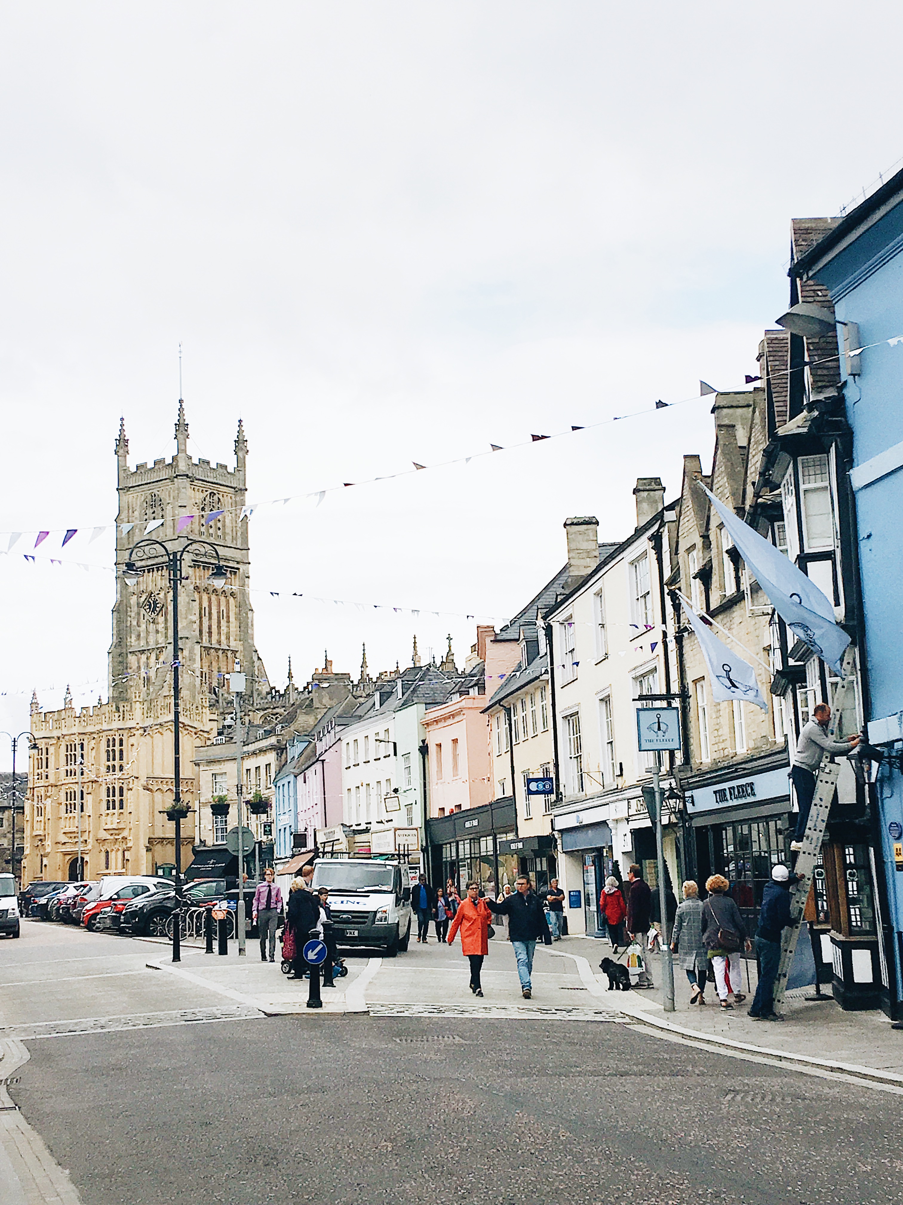 Colorful town of Cirencester