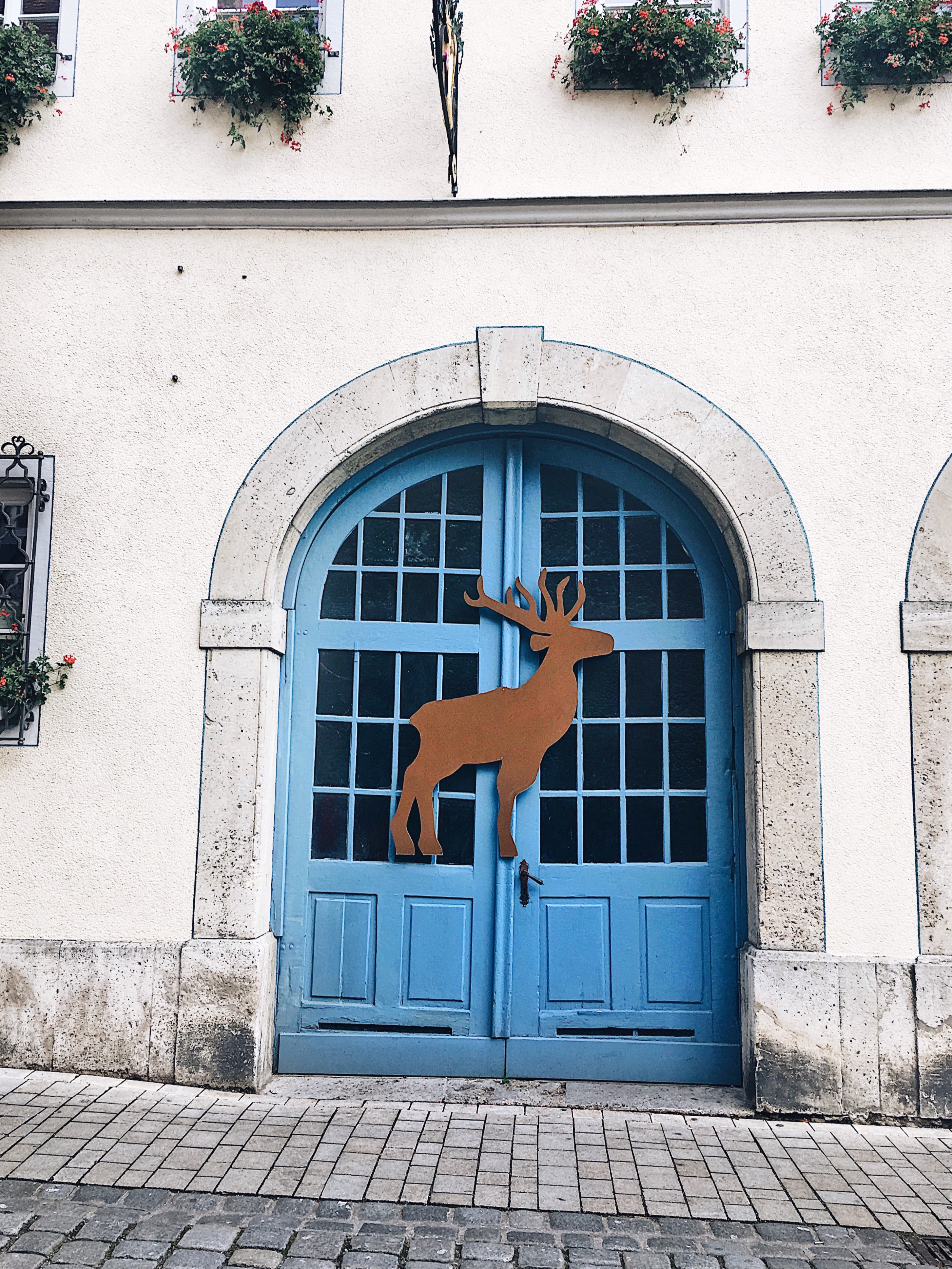 Reindeer door in Rothenburg