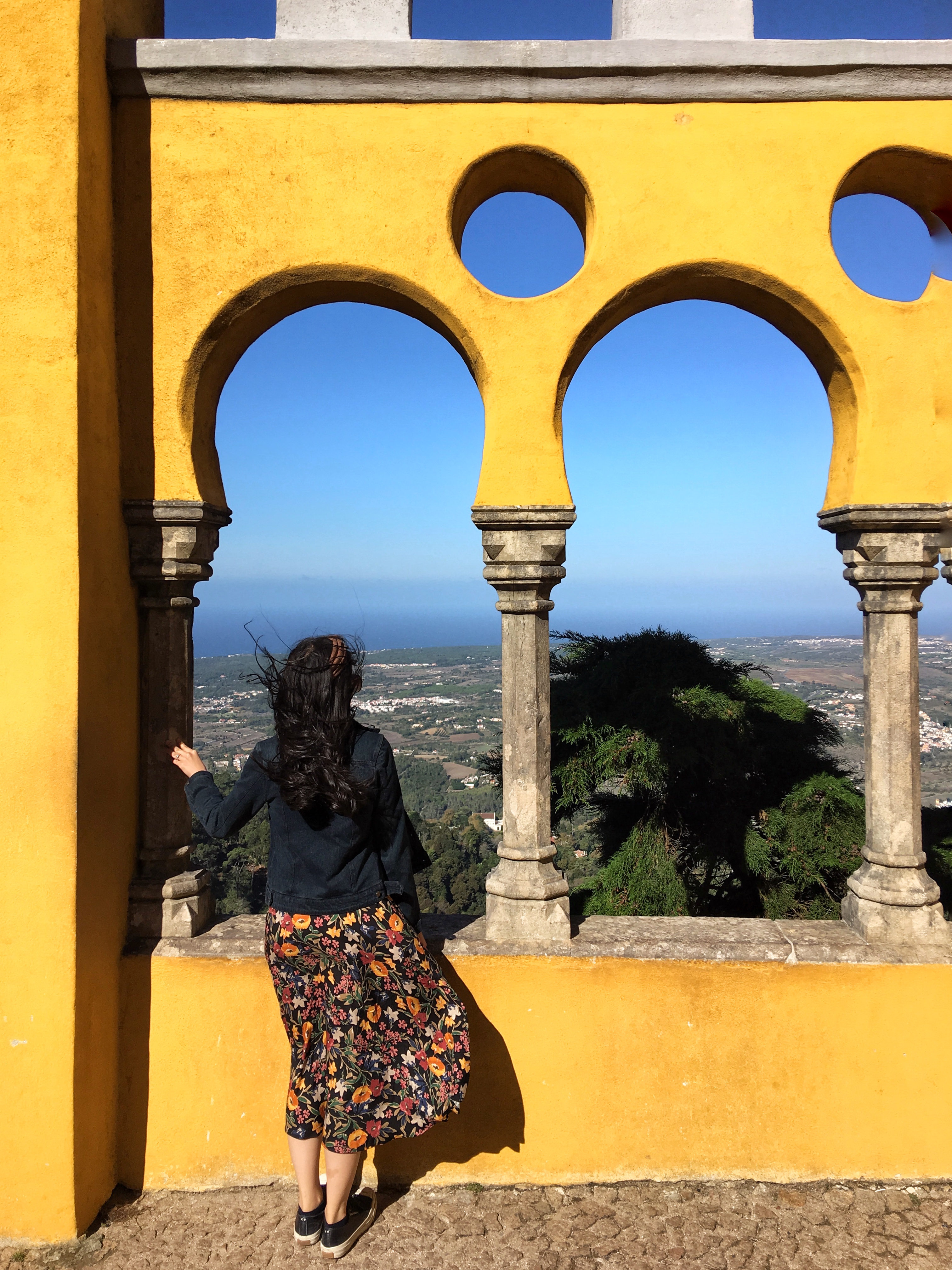 Yellow windows at Pena Palace