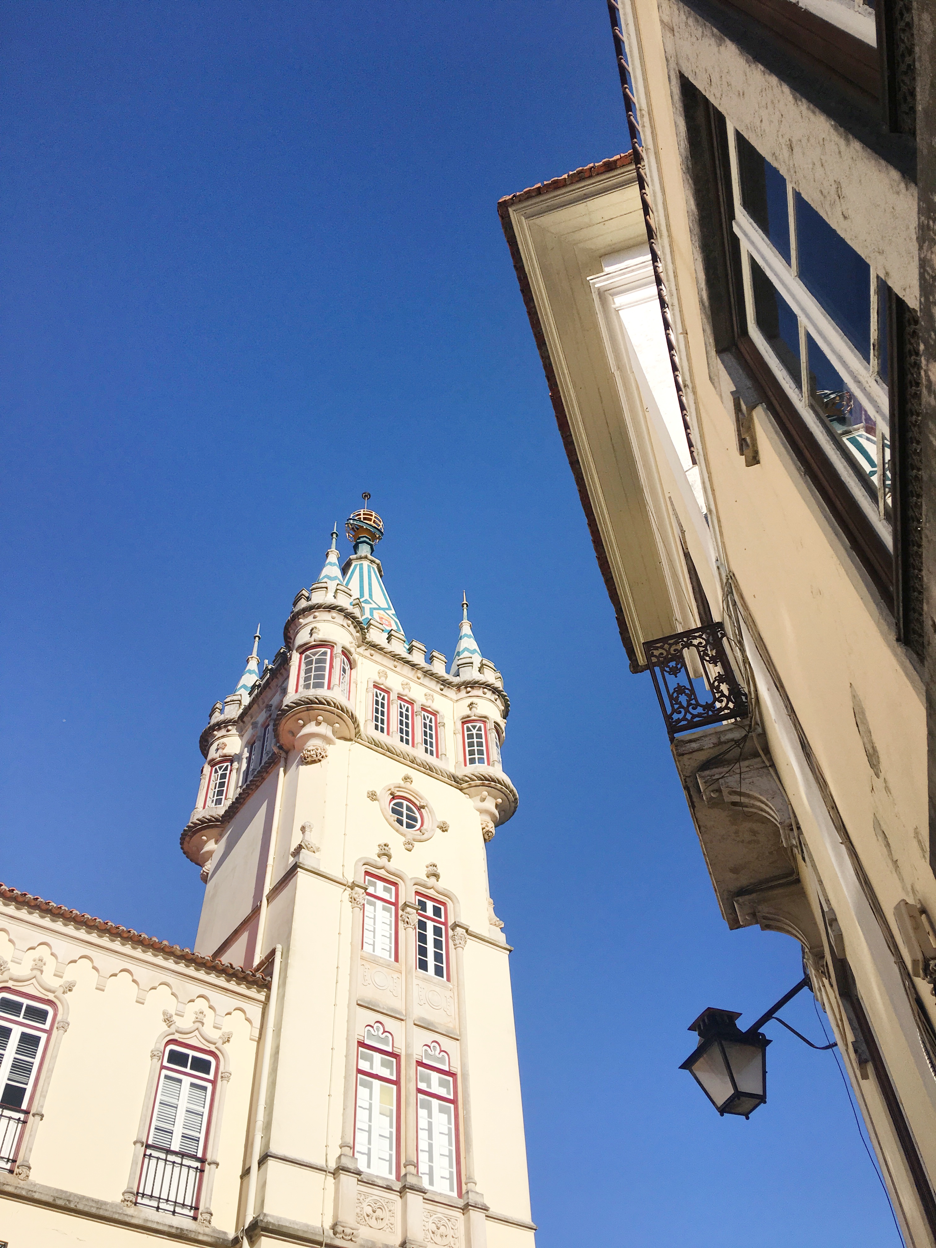 Intricate buildings in Sintra