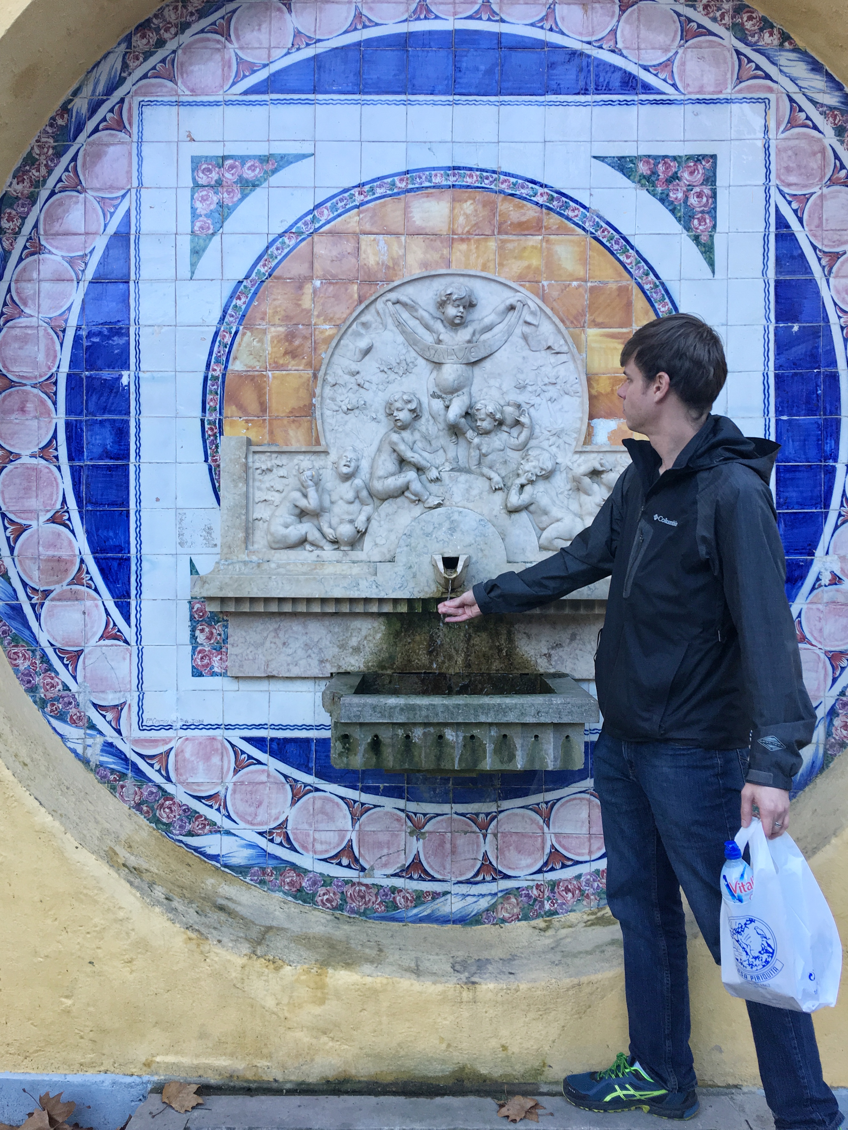 Colorful tiles in Sintra