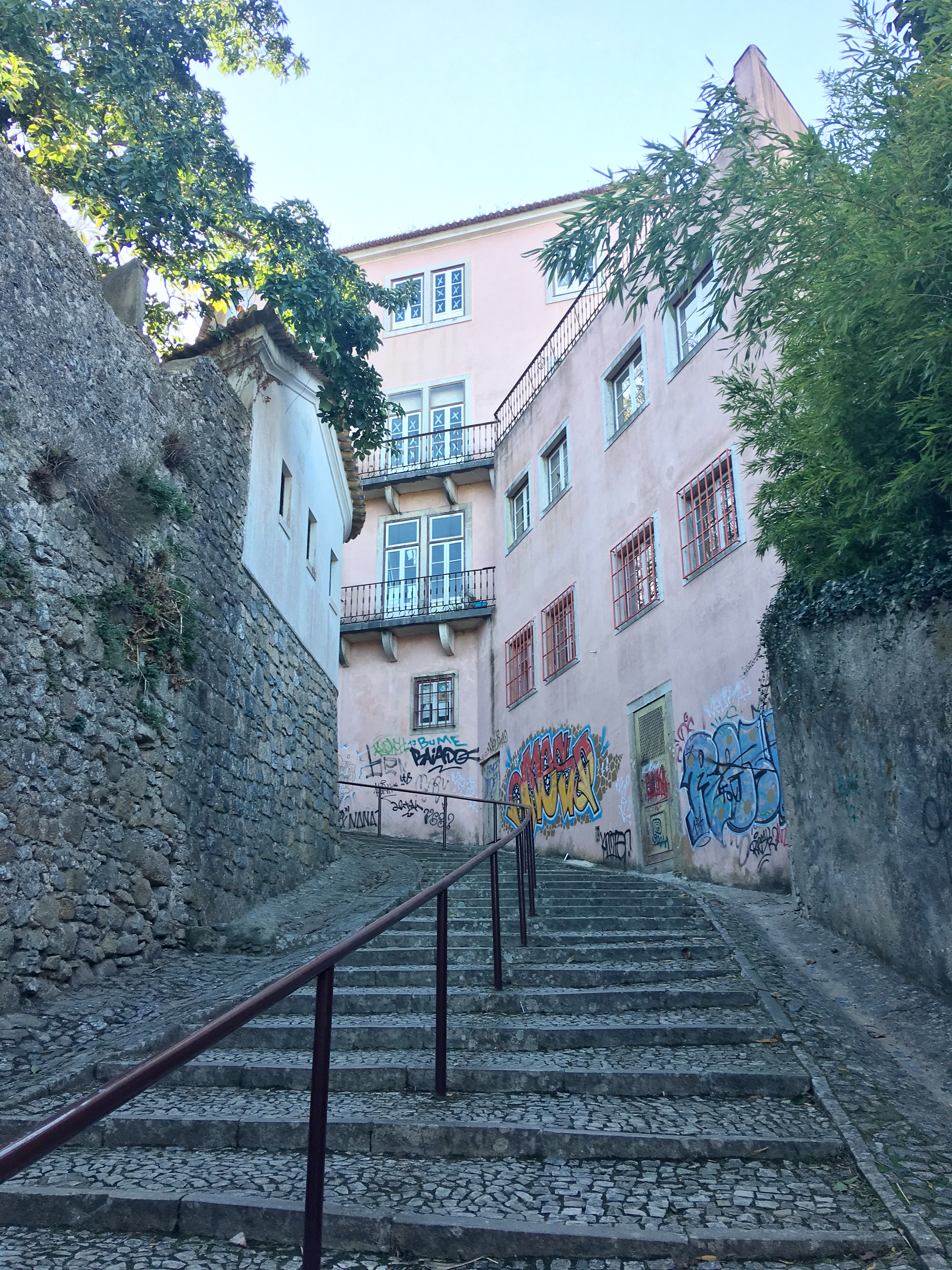 Colorful stairs in Sintra