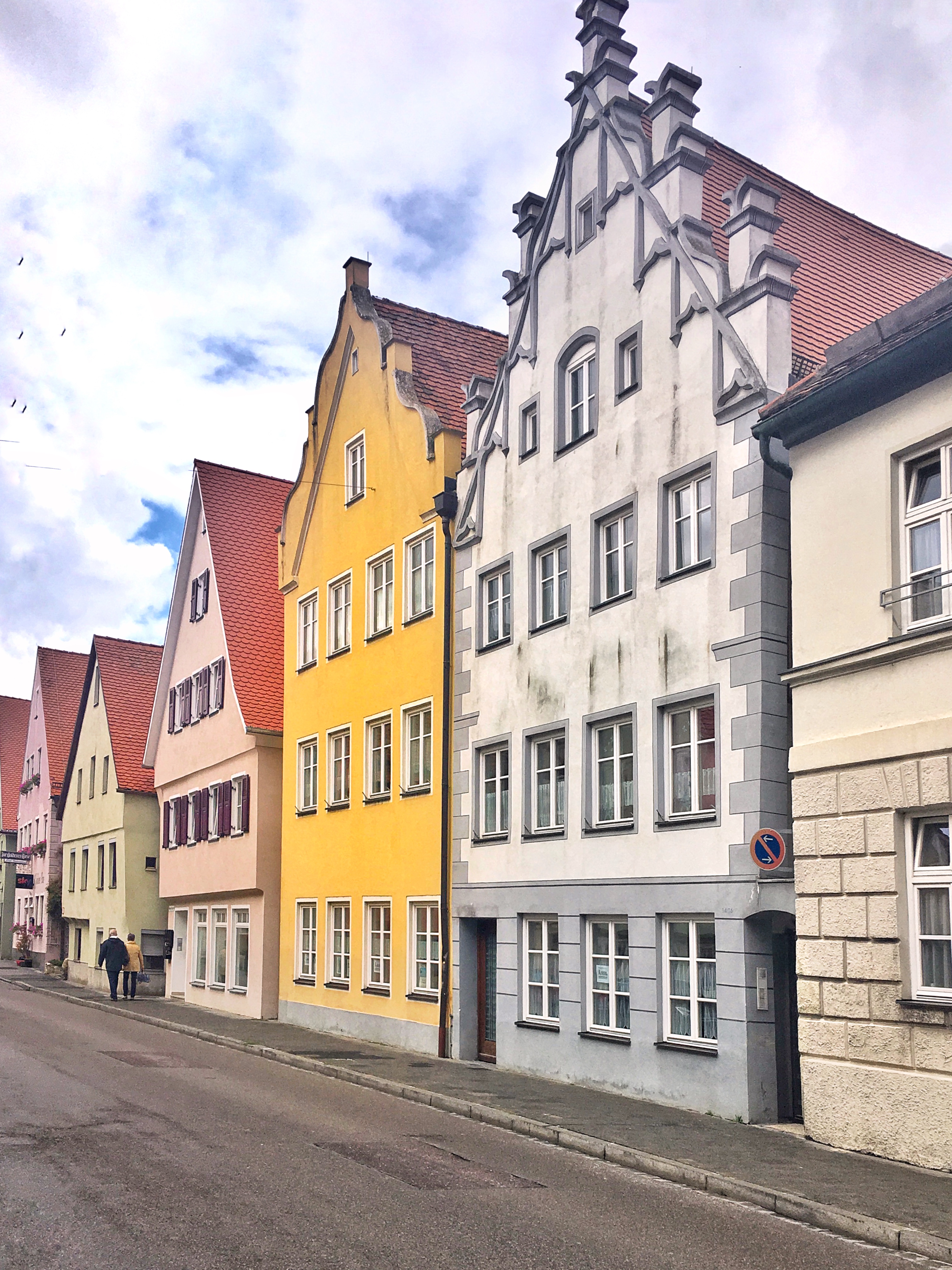 Colorful houses of Nordlingen Germany