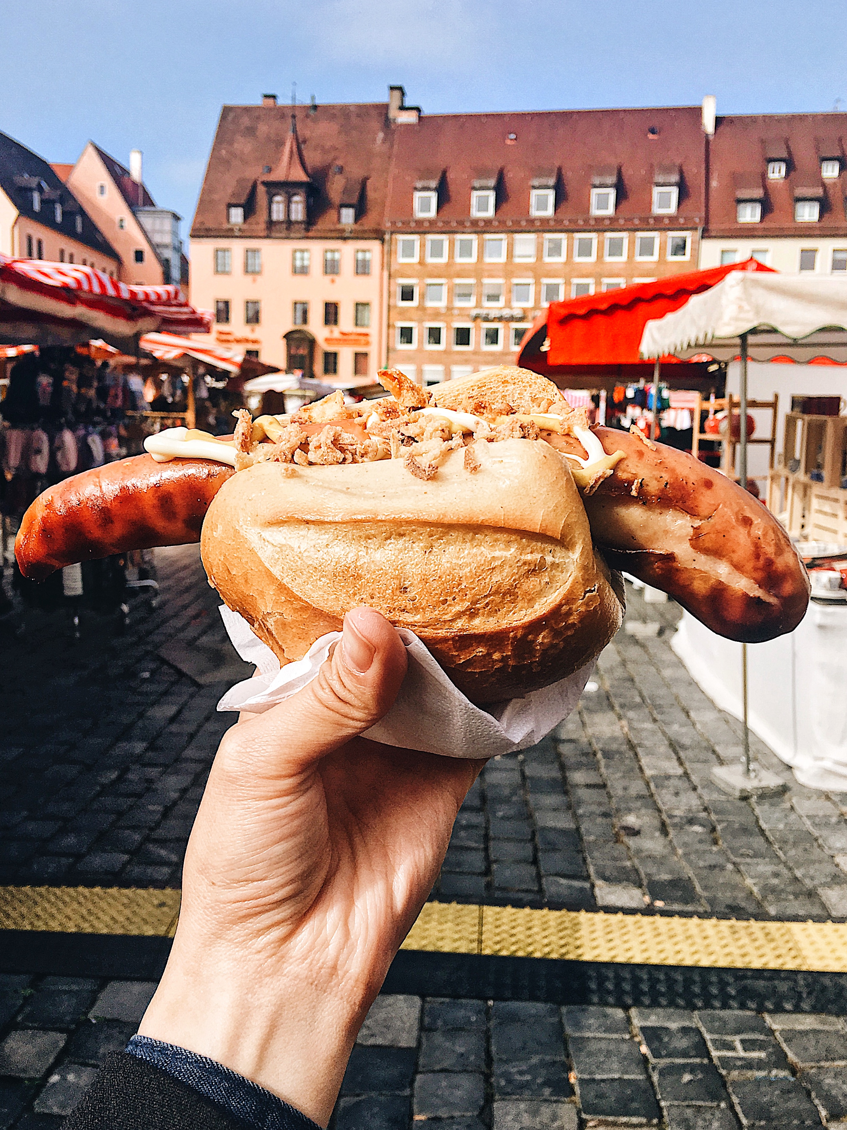 Hot dog in Nuremberg