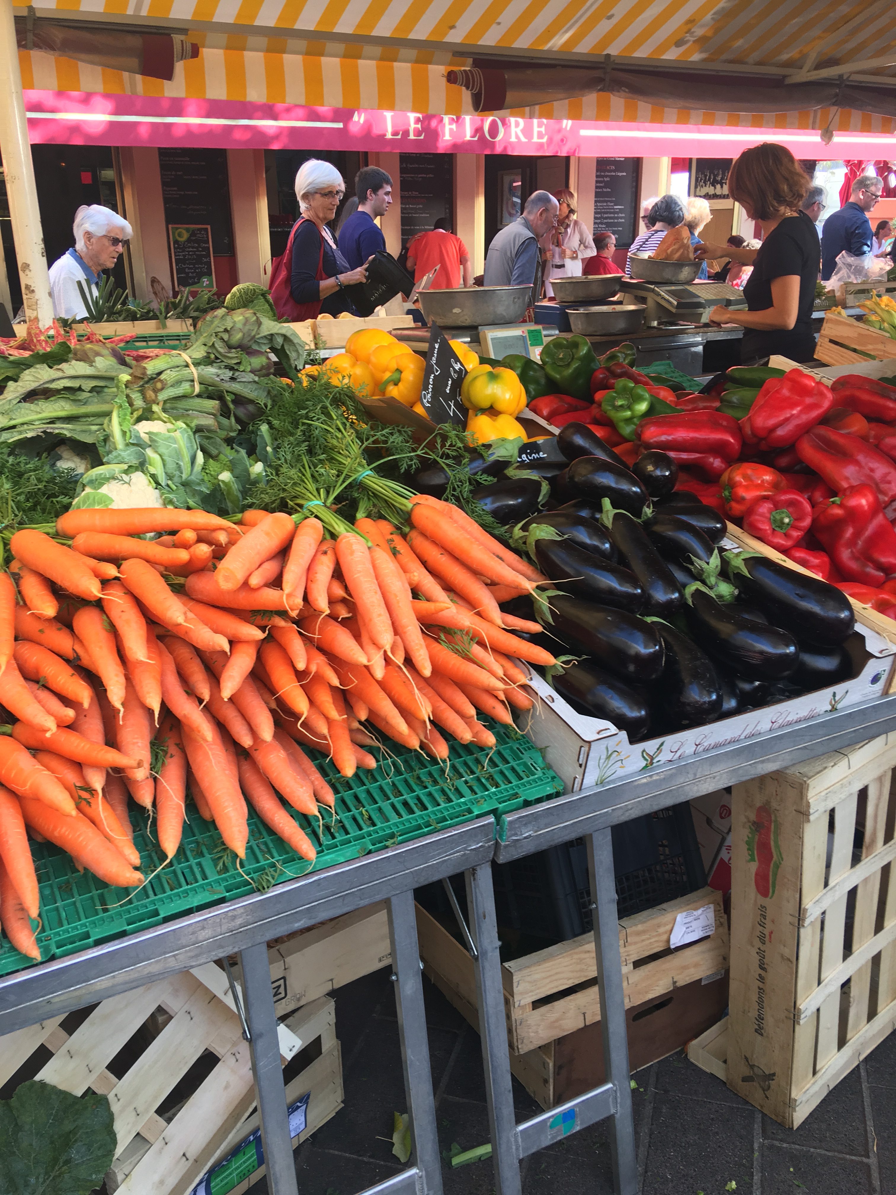 Fresh fruits and veggies in Nice