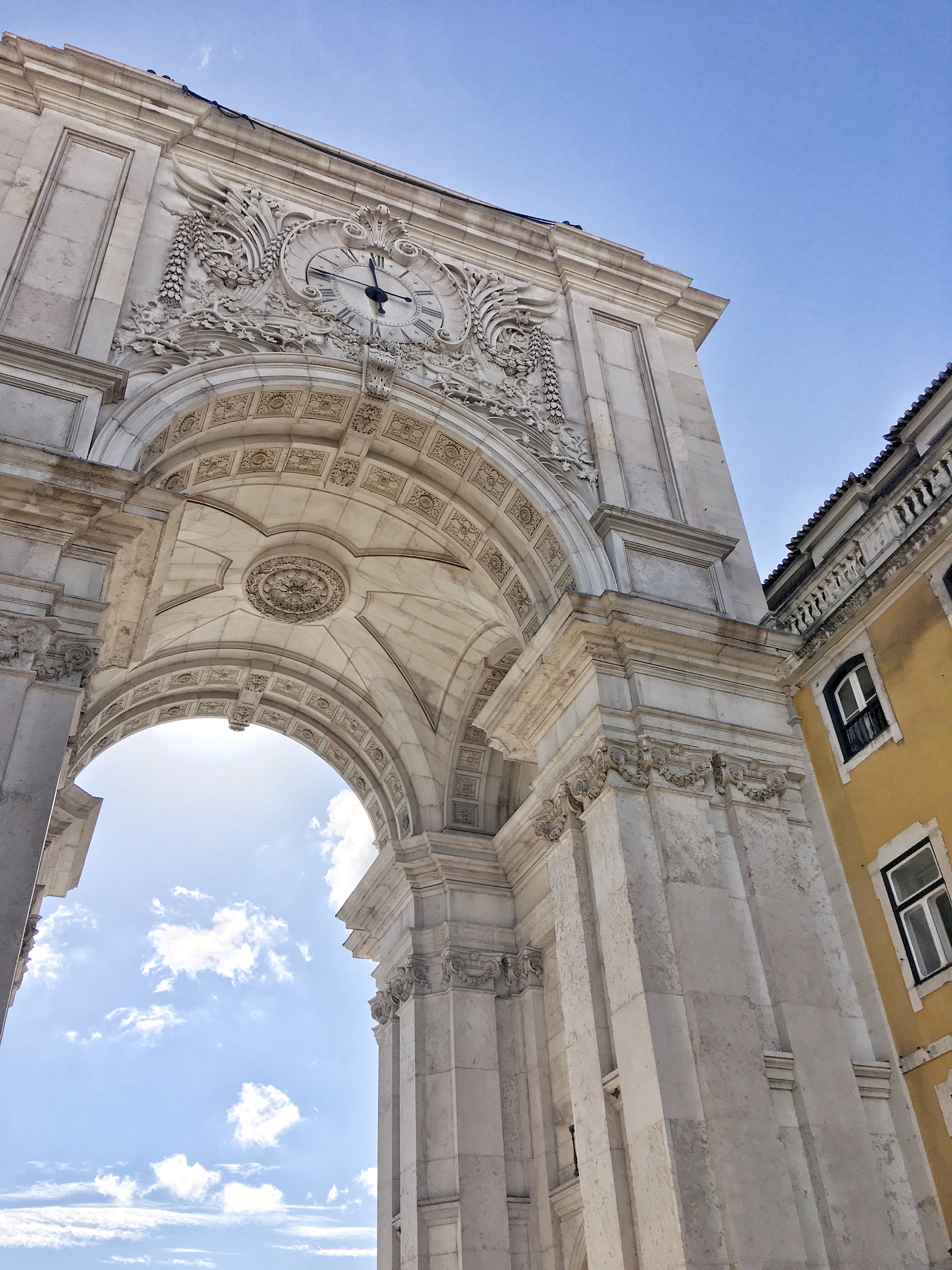 Rua August Arch in Lisbon
