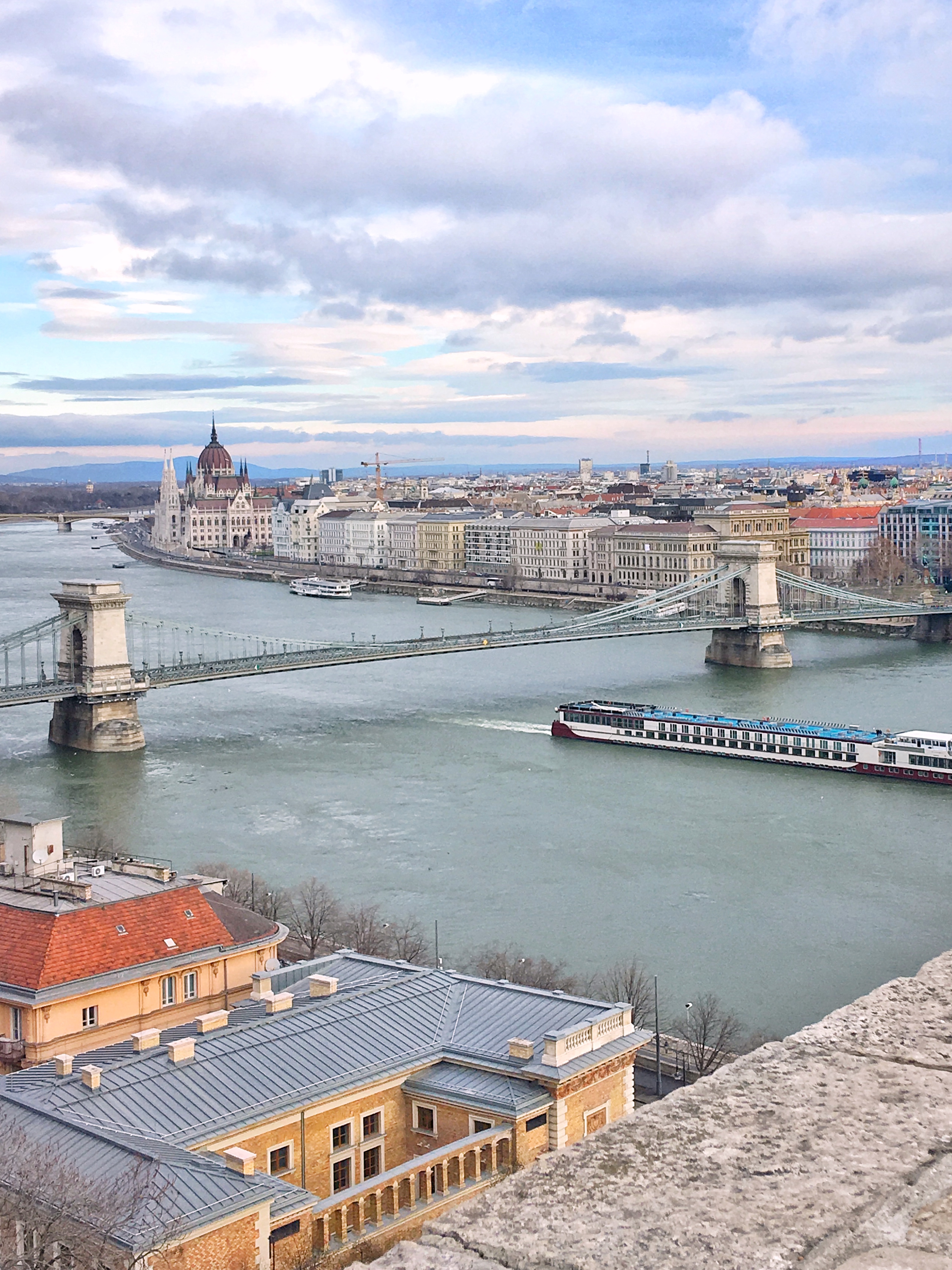 Sweeping views from Buda castle hill