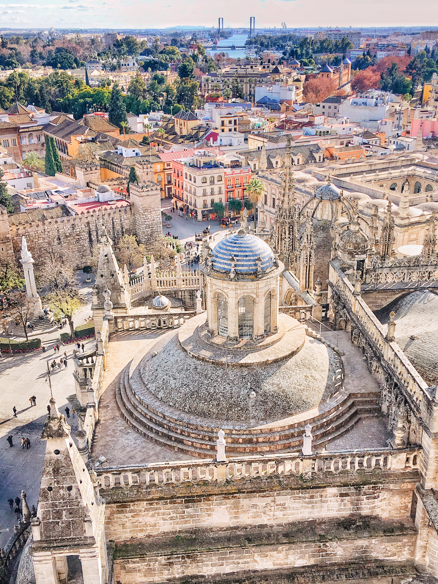 Views from the Giralda Tower in Seville