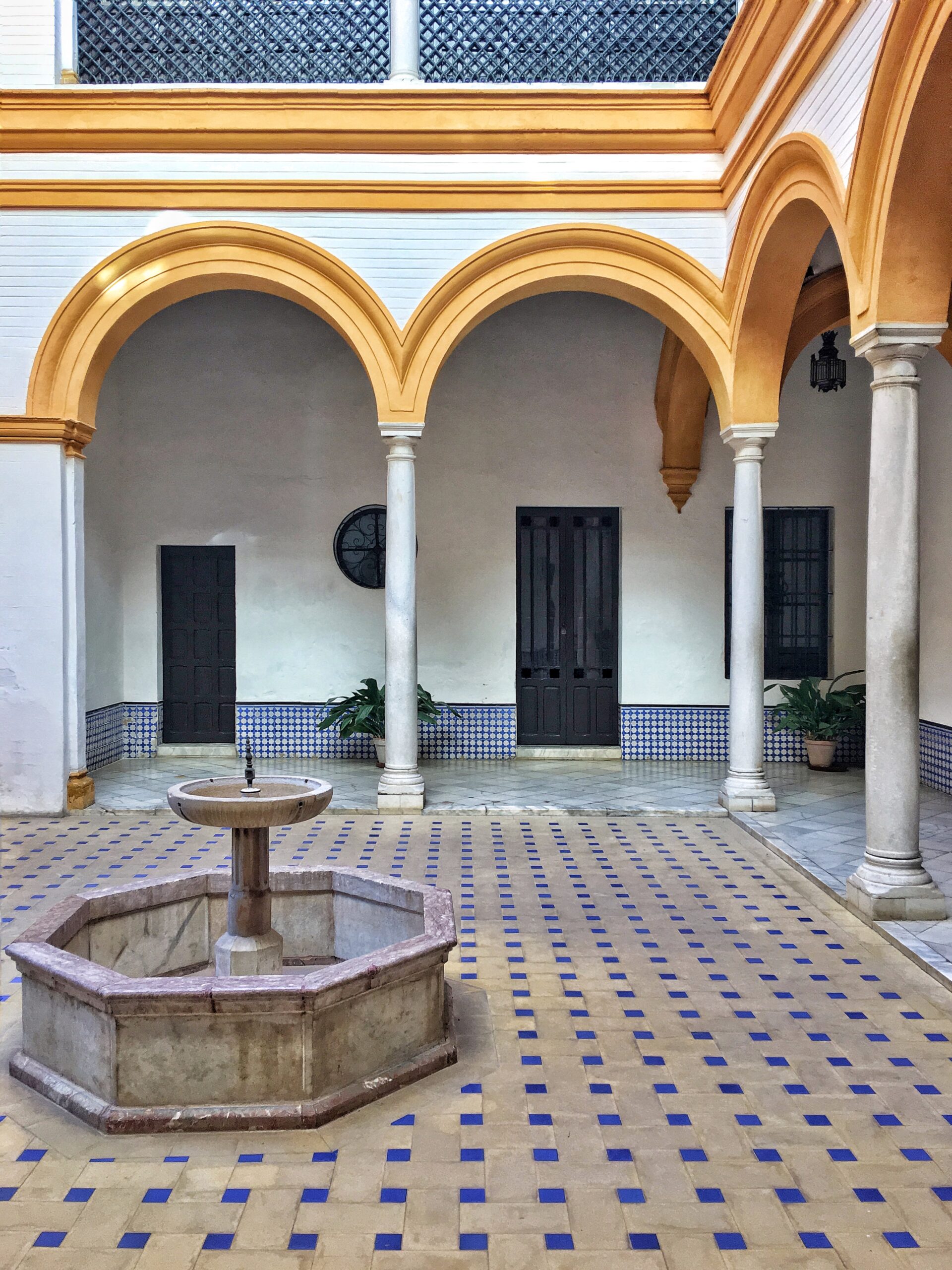 Interior courtyard of Real Alcazar