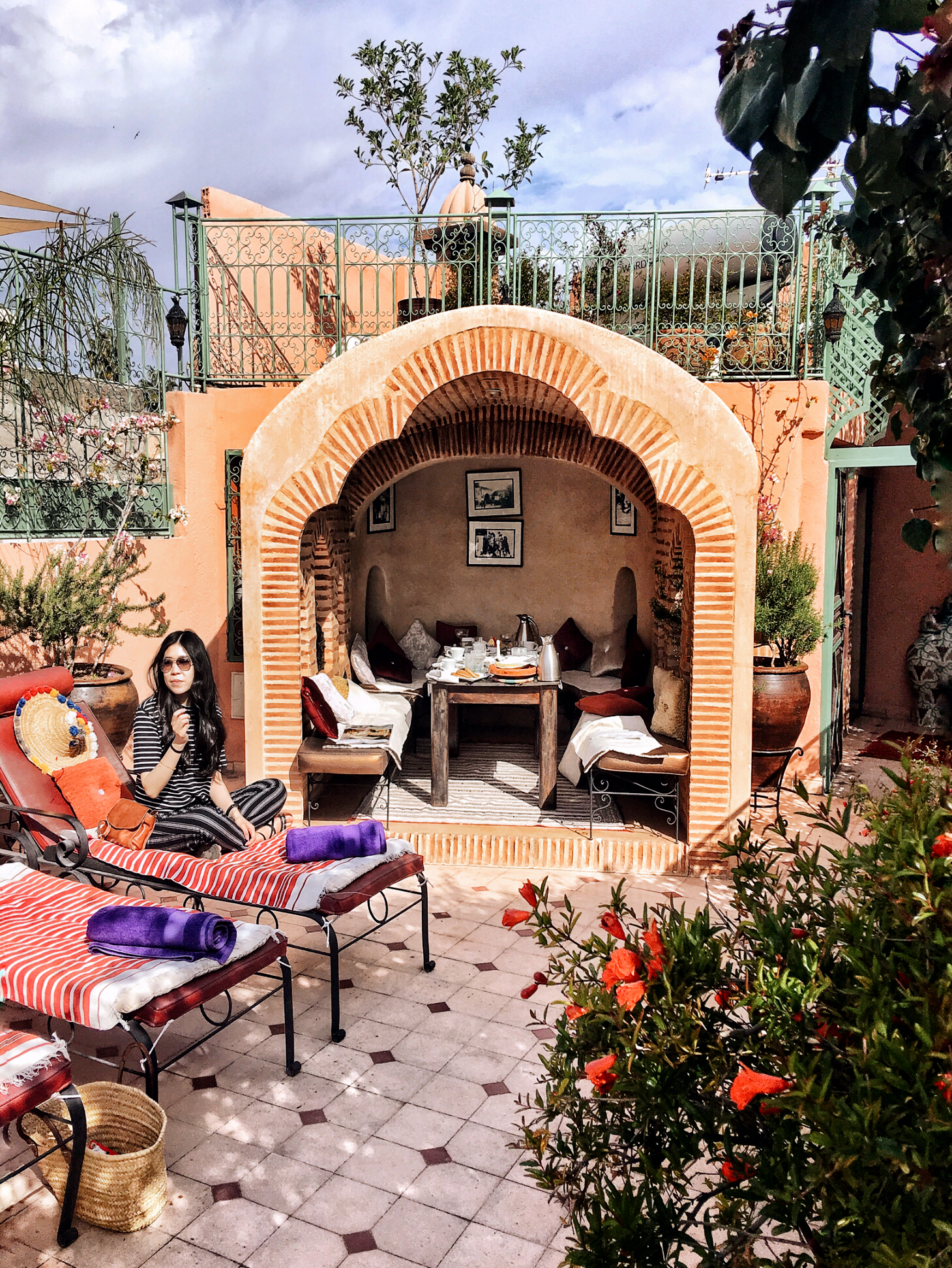 Peaceful mornings at Riad Anabel