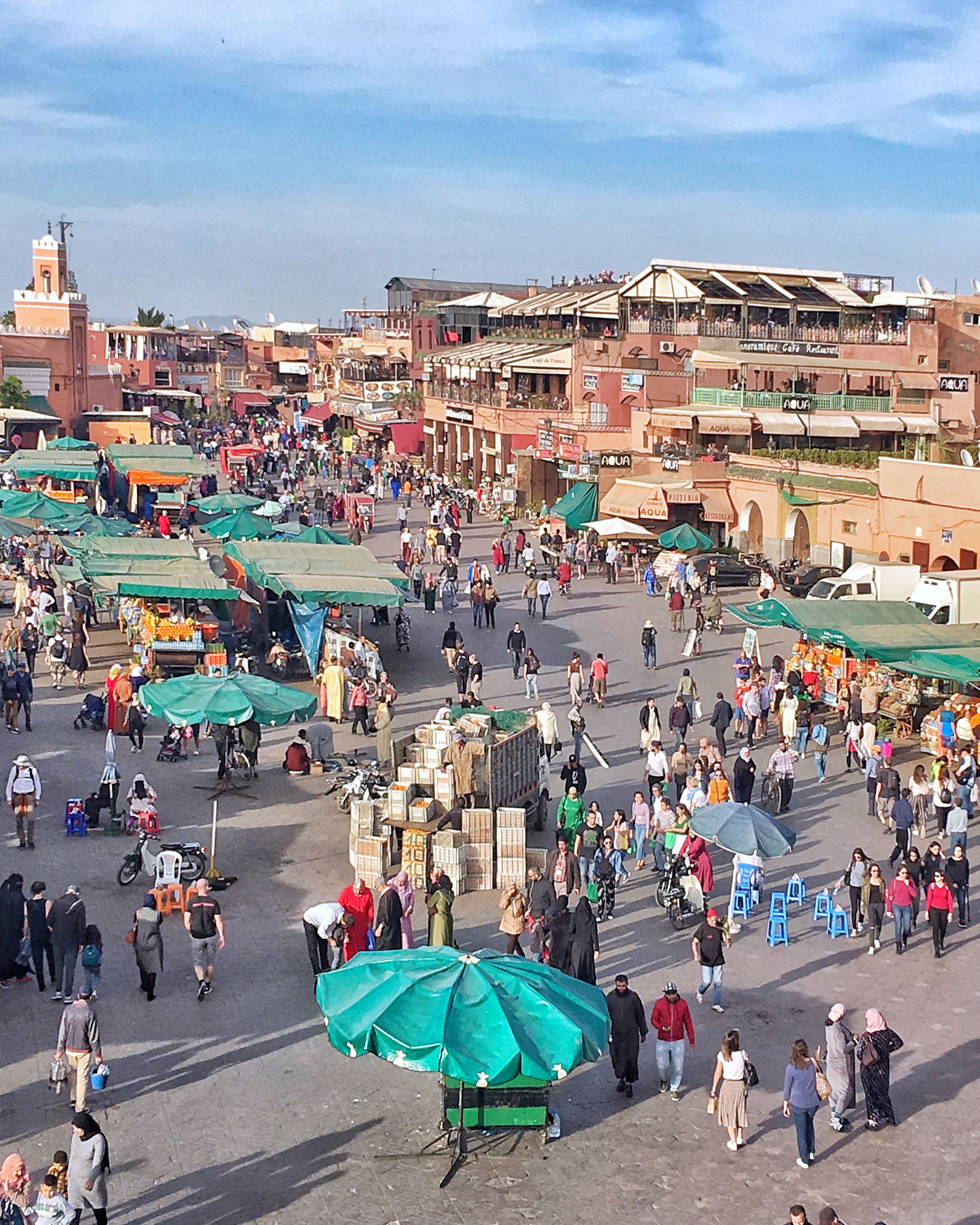 Jemaa el Fnaa square in Marrakech