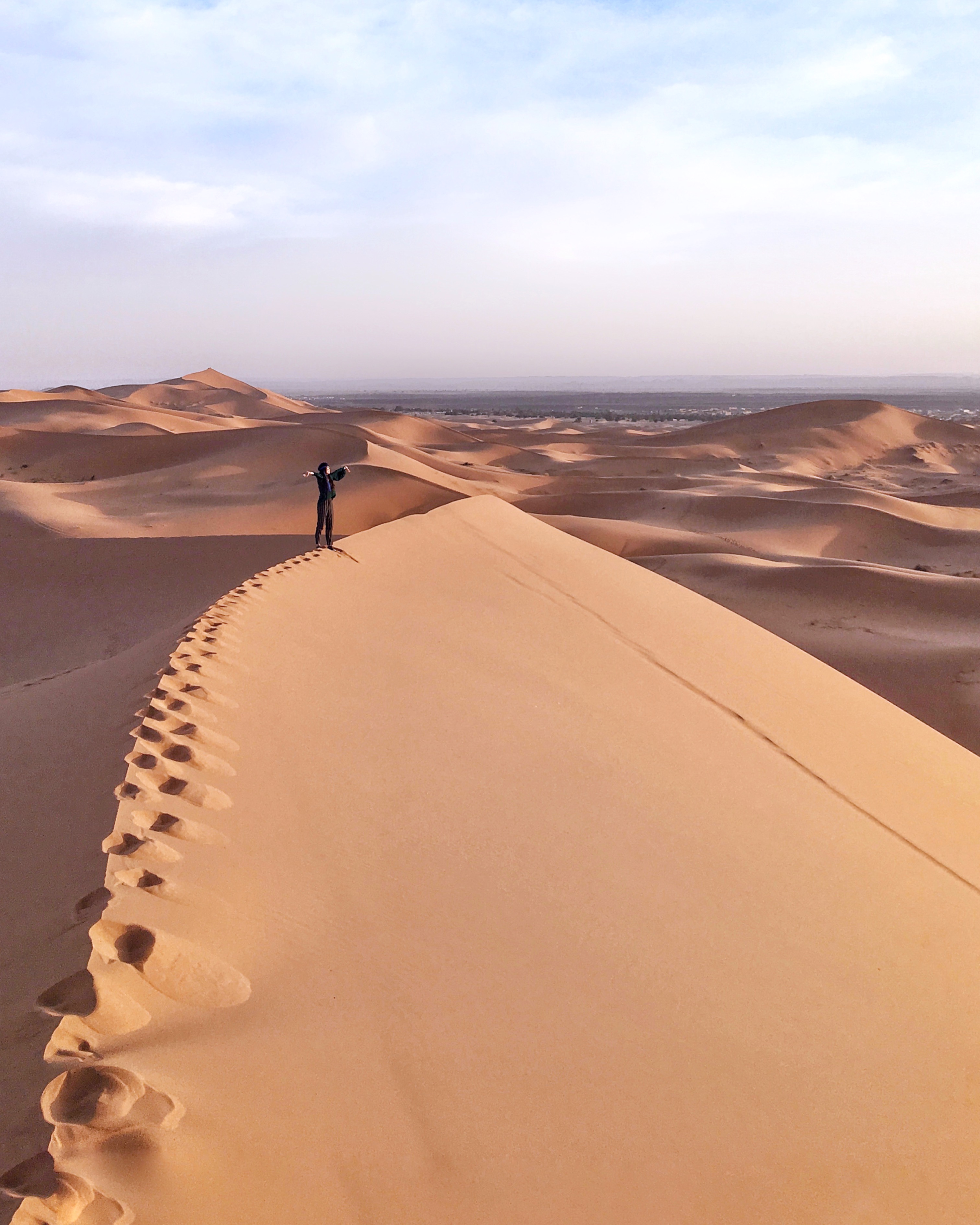 On top of the world in the Sahara Desert