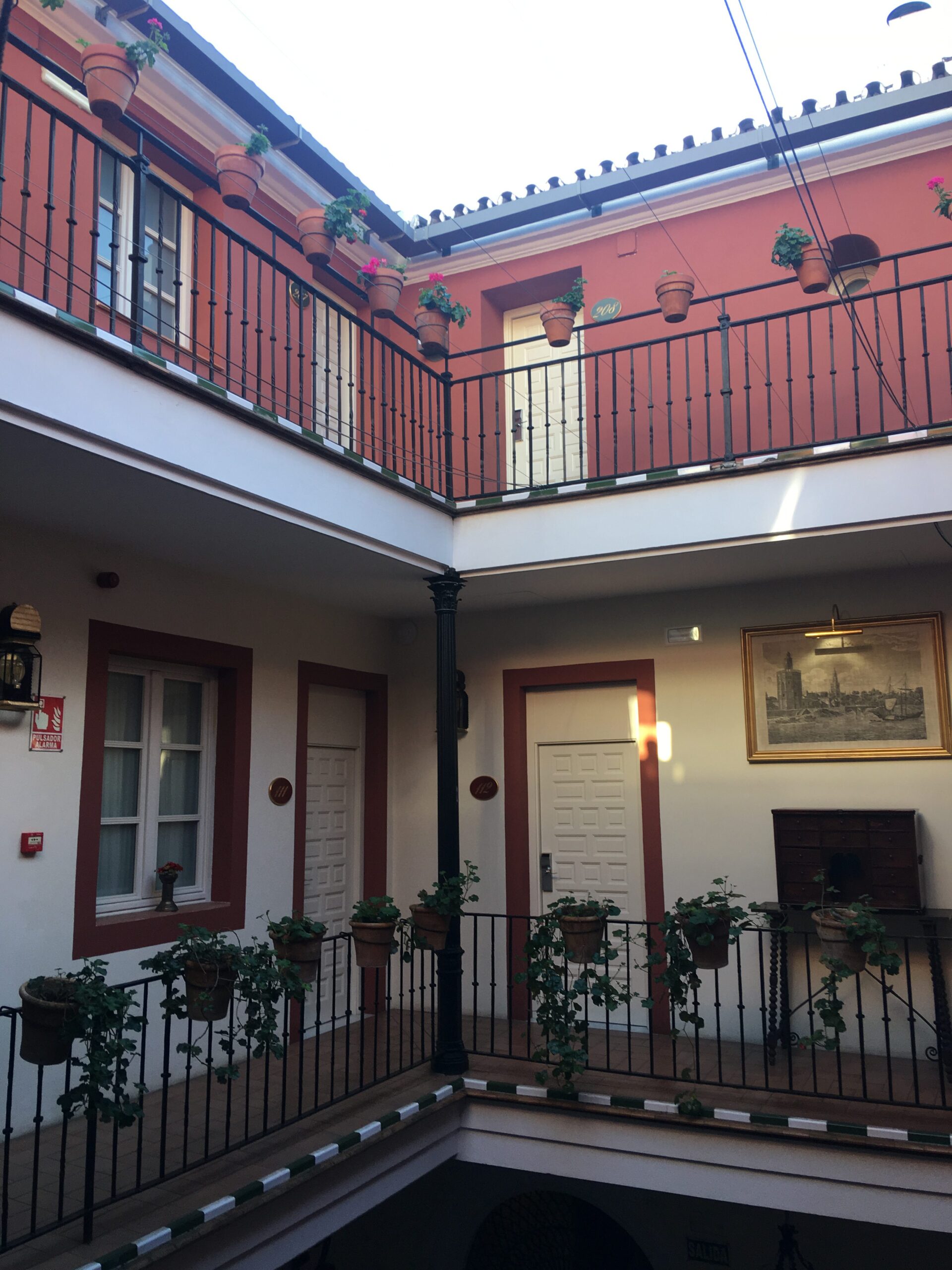 Balconies at Las Casas del Arenal in Seville